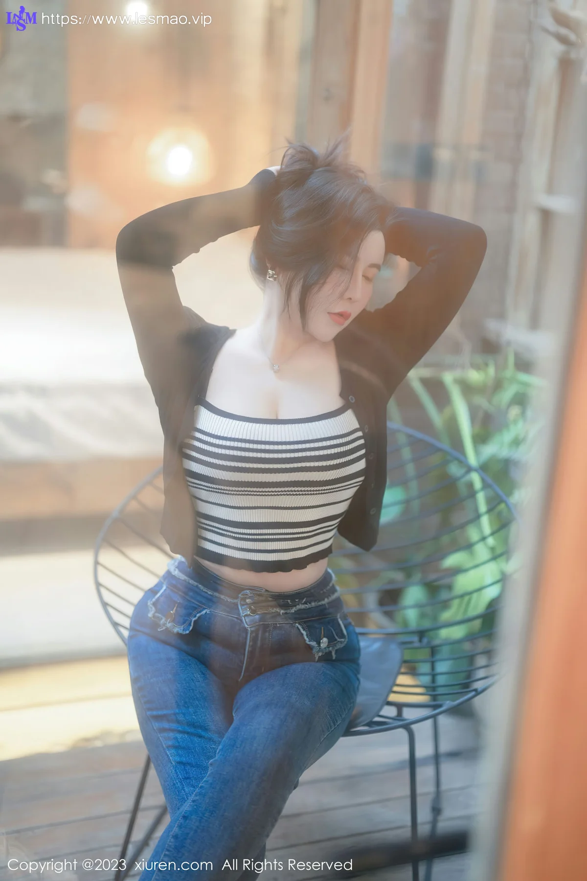 MFStar 模范学院 Vol.618 伊诺 黑色轻透情趣服饰内衣 - 10