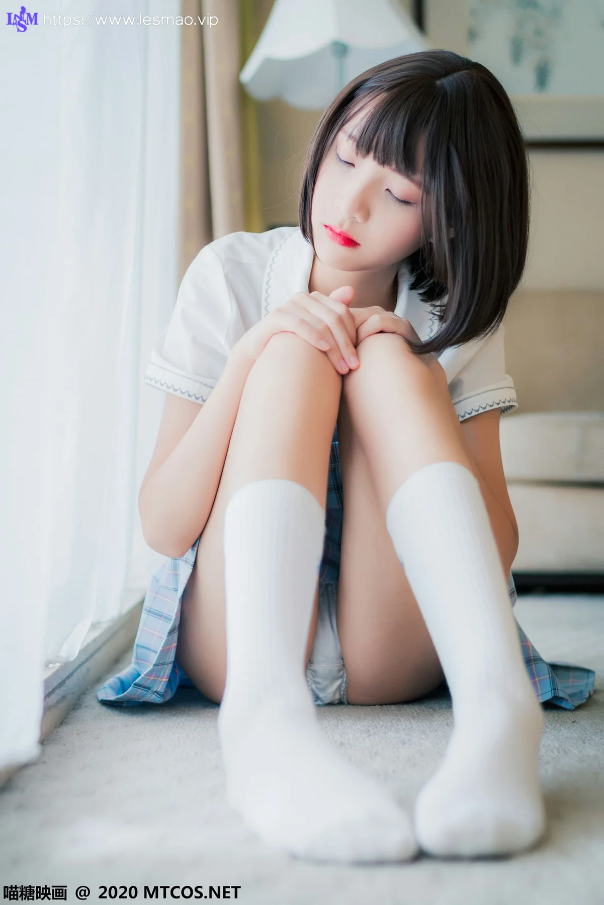 MTYH 喵糖映画 Vol.086  私房白袜 短发美女 - 5