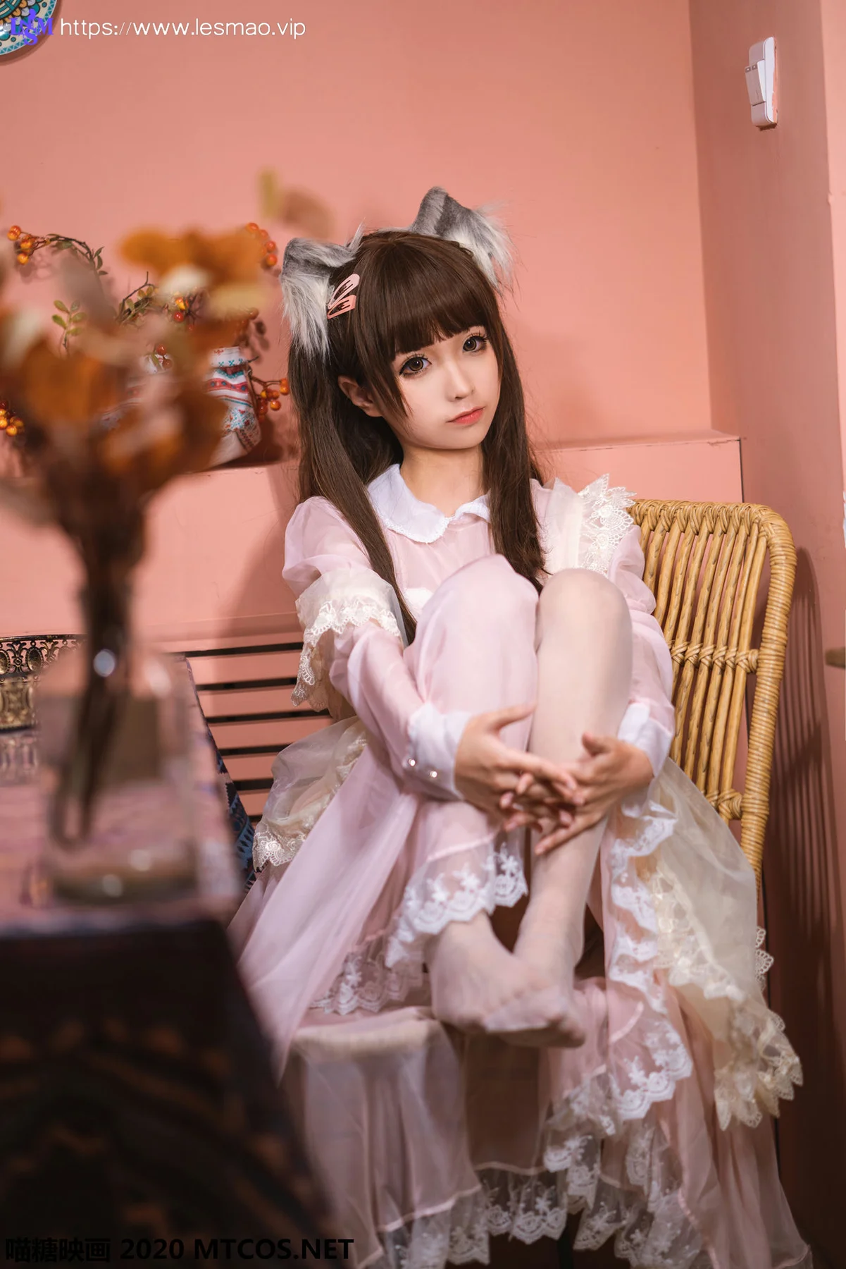 MTYH 喵糖映画 Vol.119  粉色猫儿女仆 - 8