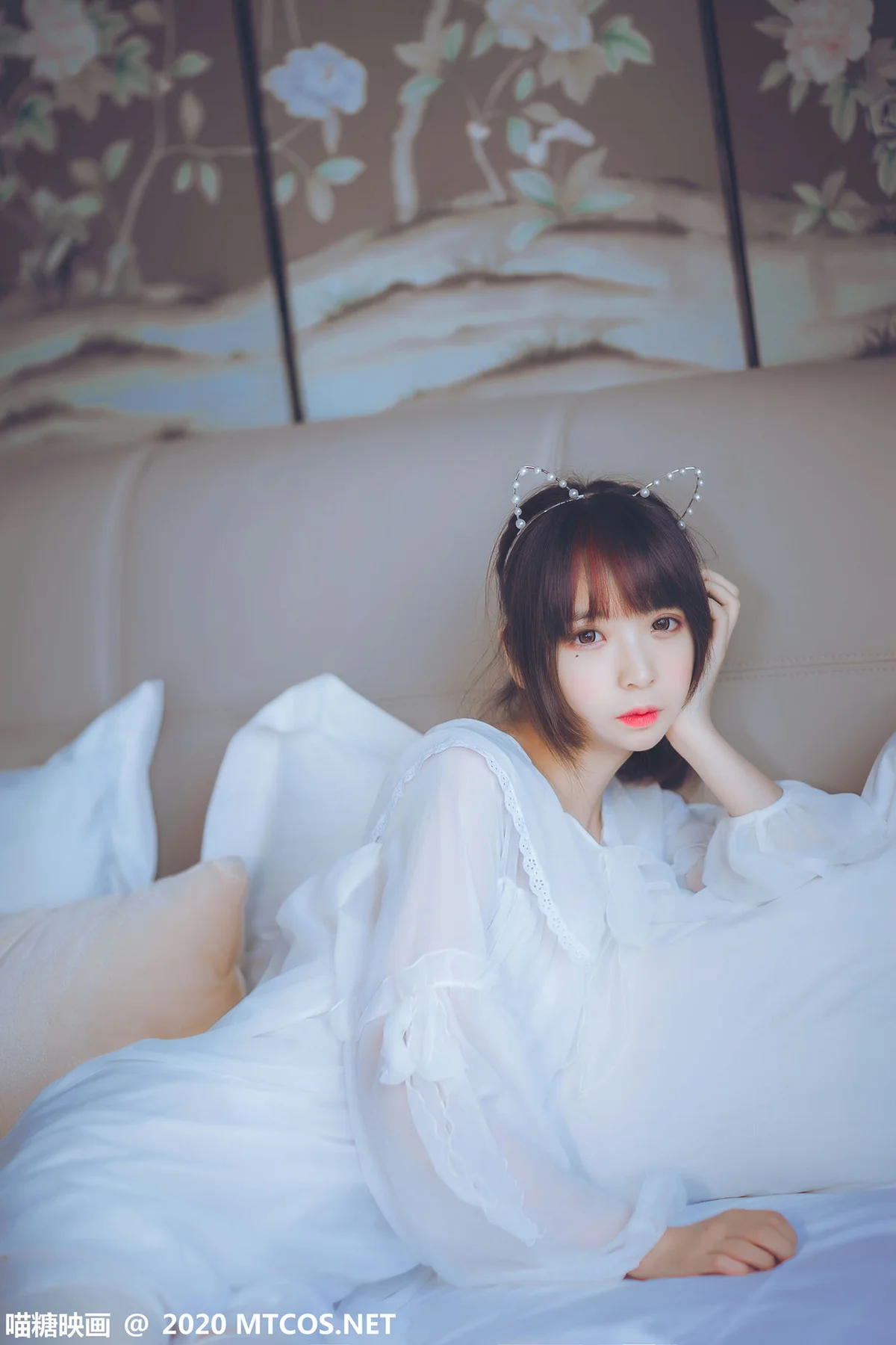 MTYH 喵糖映画 Vol.204  纯白睡裙 - 5