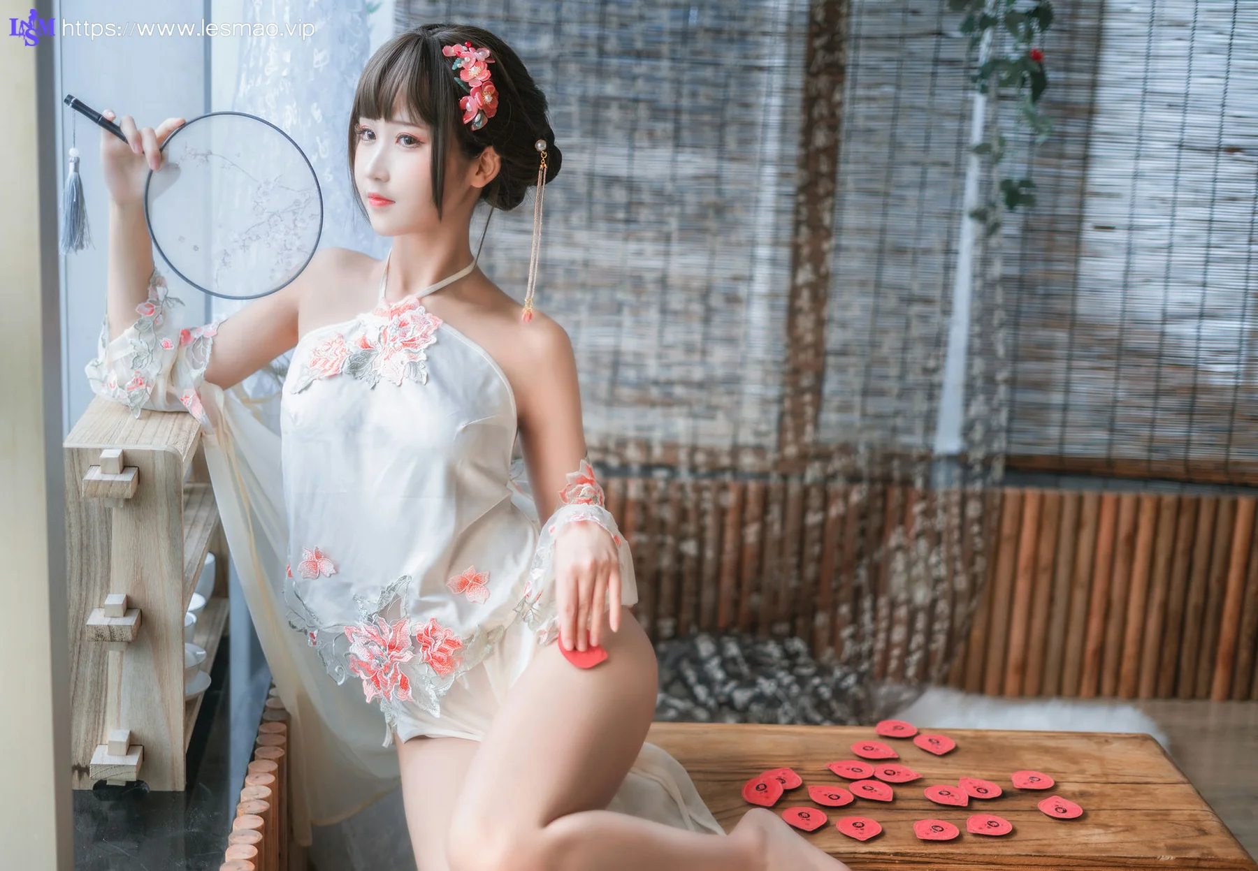 MTYH 喵糖映画 Vol.230  少女肚兜 花溪纱 - 2