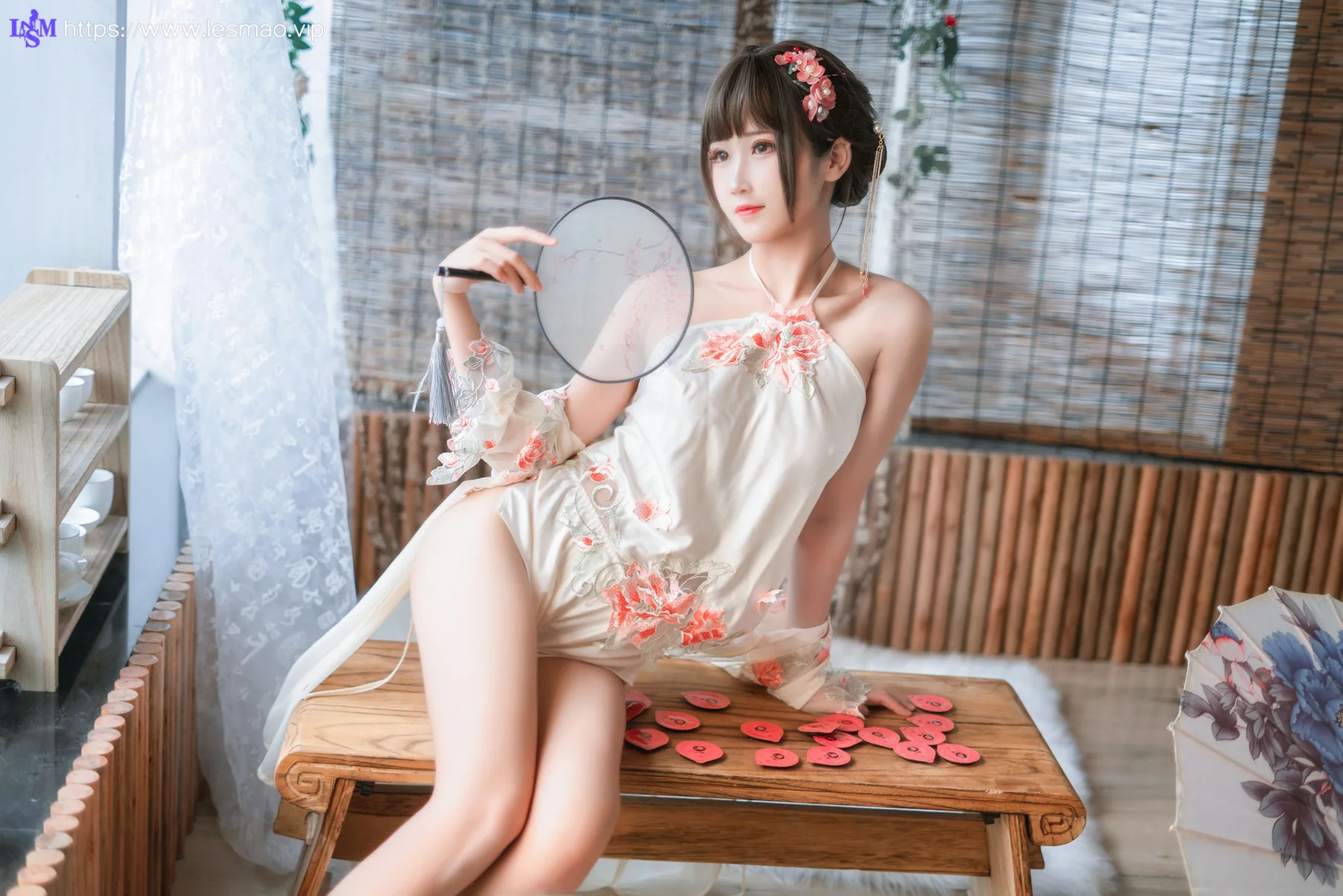 MTYH 喵糖映画 Vol.230  少女肚兜 花溪纱 - 3