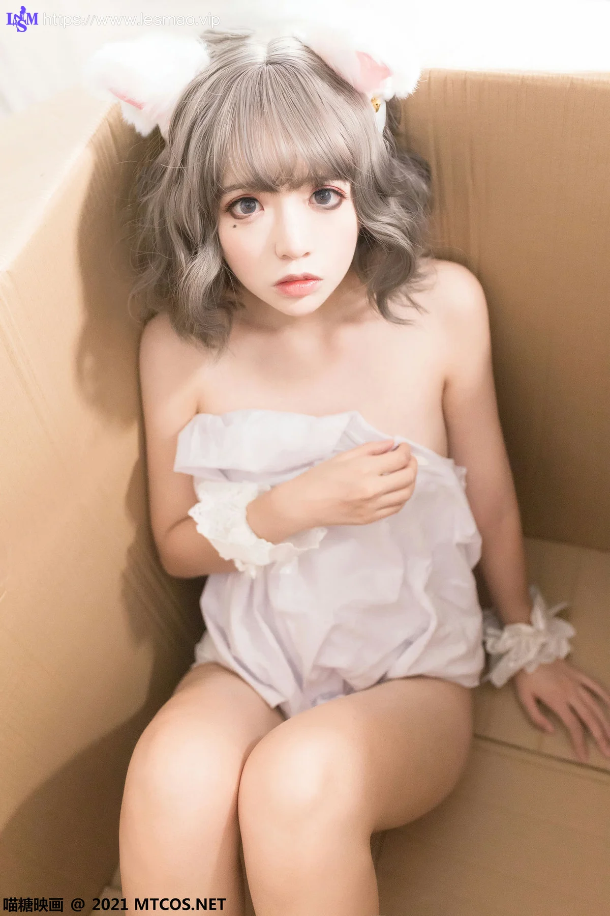 MTYH 喵糖映画 Vol.359 纱雾和白猫 - 1
