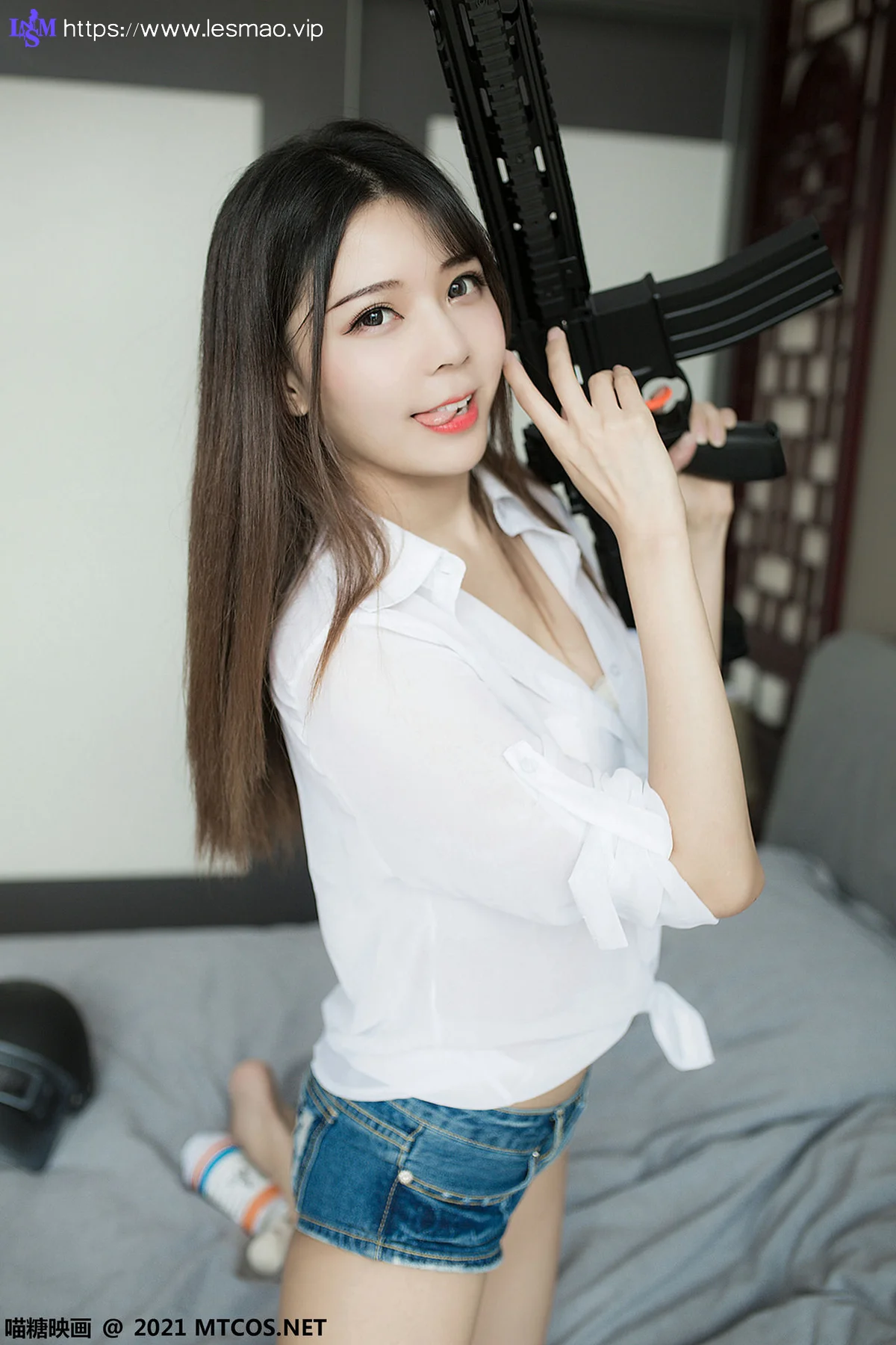 MTYH 喵糖映画 Vol.421 吃鸡少女 - 1
