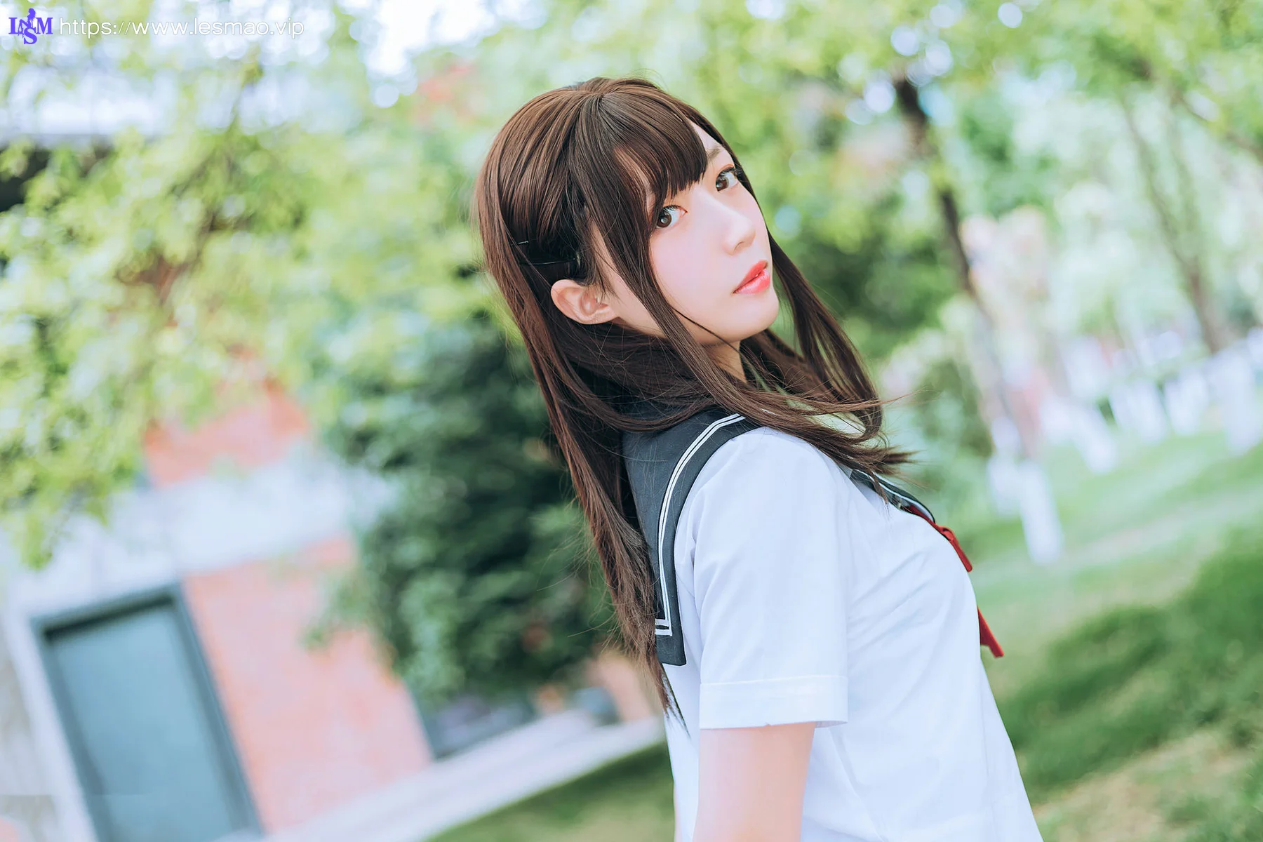 MTYH 喵糖映画 Vol.446 绿意jk制服 - 1