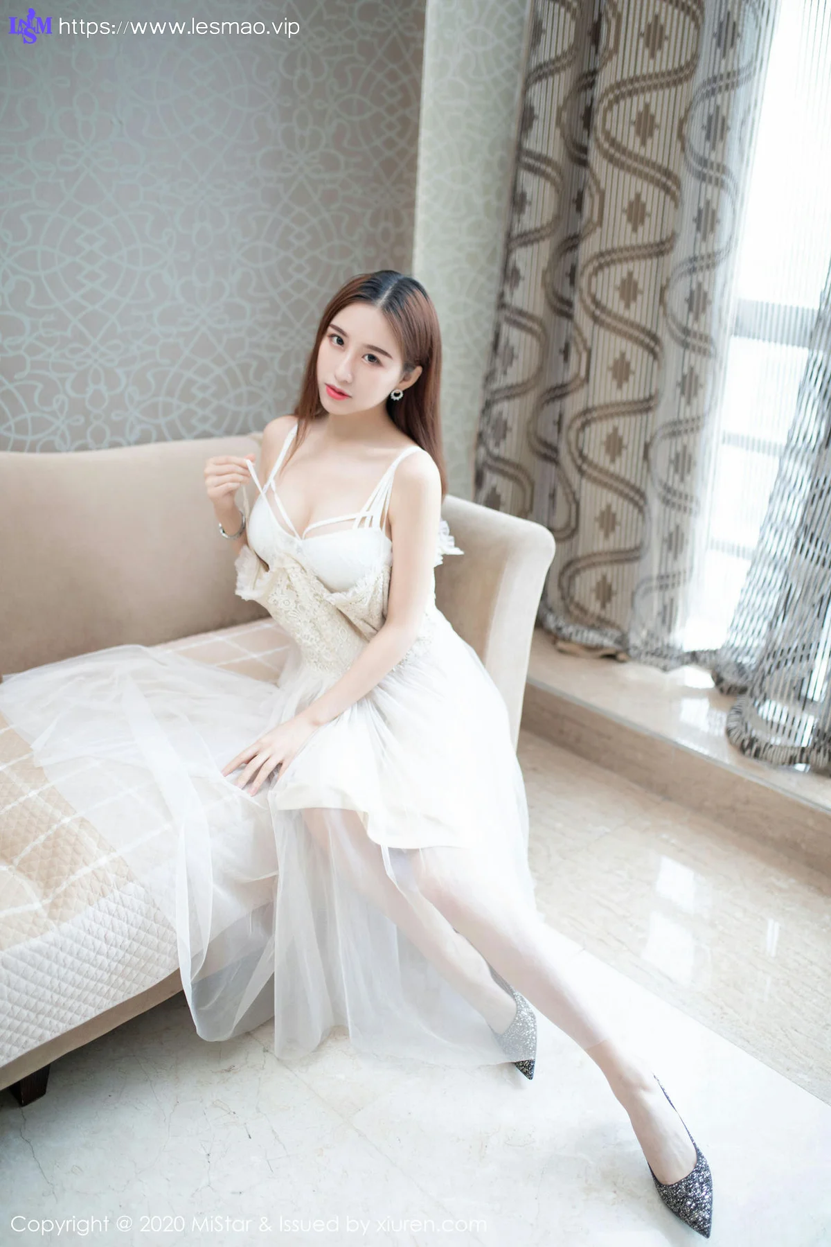 MiStar 魅妍社 Vol.323 薄纱吊裙 月音瞳 性感写真 - 3