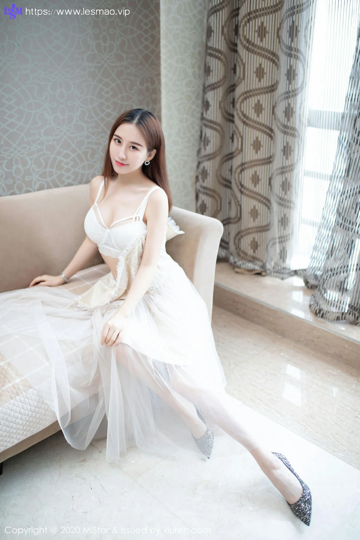 MiStar 魅妍社 Vol.323 薄纱吊裙 月音瞳 性感写真 - 4