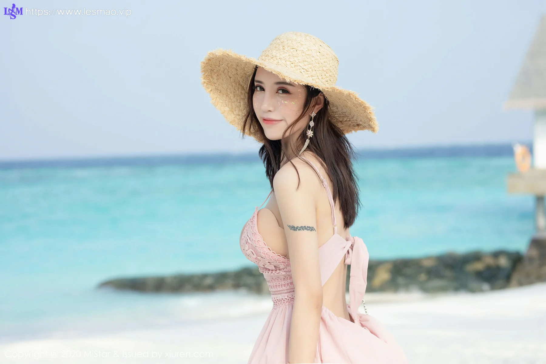 MiStar 魅妍社 Vol.324 比基尼沙滩 陈思琪Art 马尔代夫旅拍写真 - 7