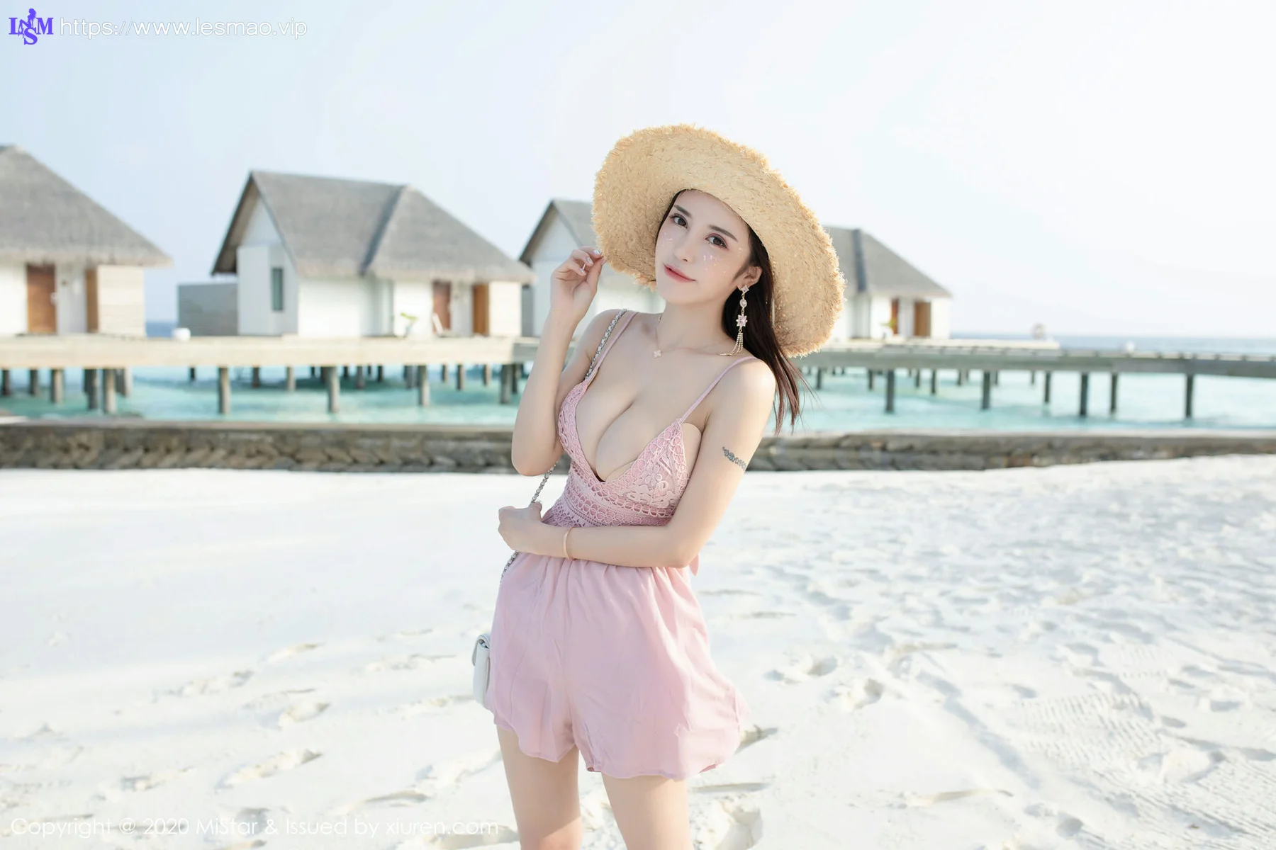 MiStar 魅妍社 Vol.324 比基尼沙滩 陈思琪Art 马尔代夫旅拍写真 - 9