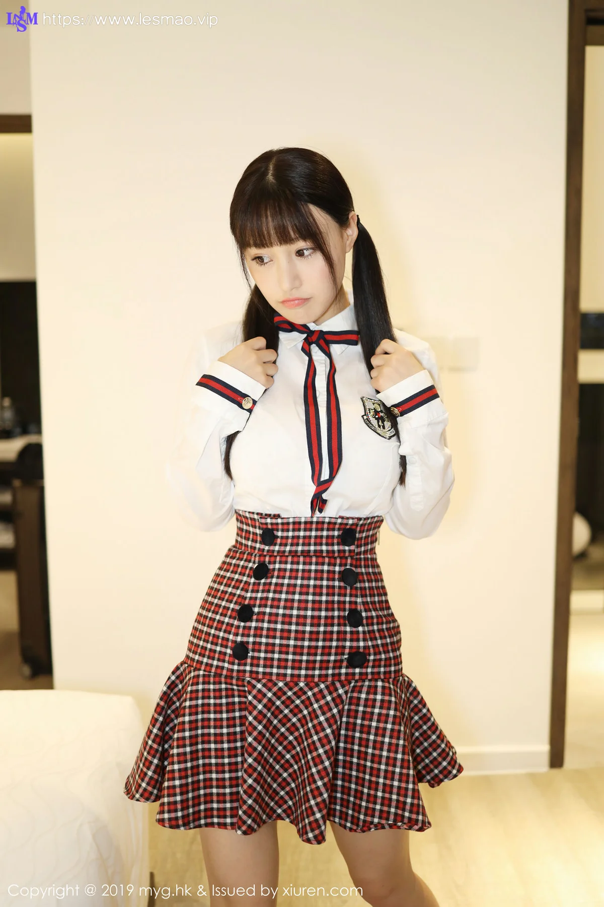 MyGirl 美媛馆 Vol.355 flower朱可儿 娃娃脸清纯学妹双马尾 - 2
