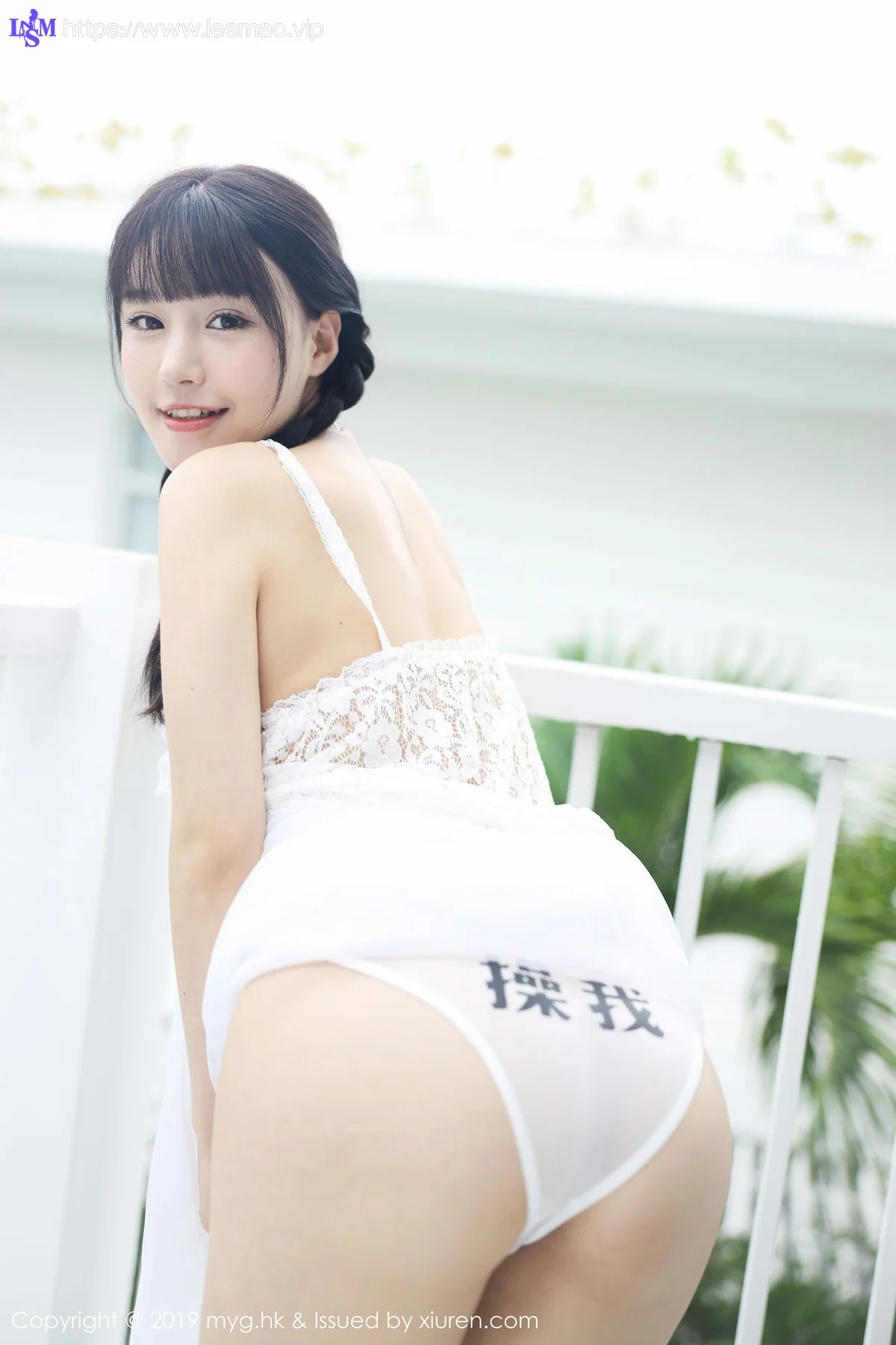 MyGirl 美媛馆 Vol.360 Flower朱可儿 性感内裤马尾少女 - 1