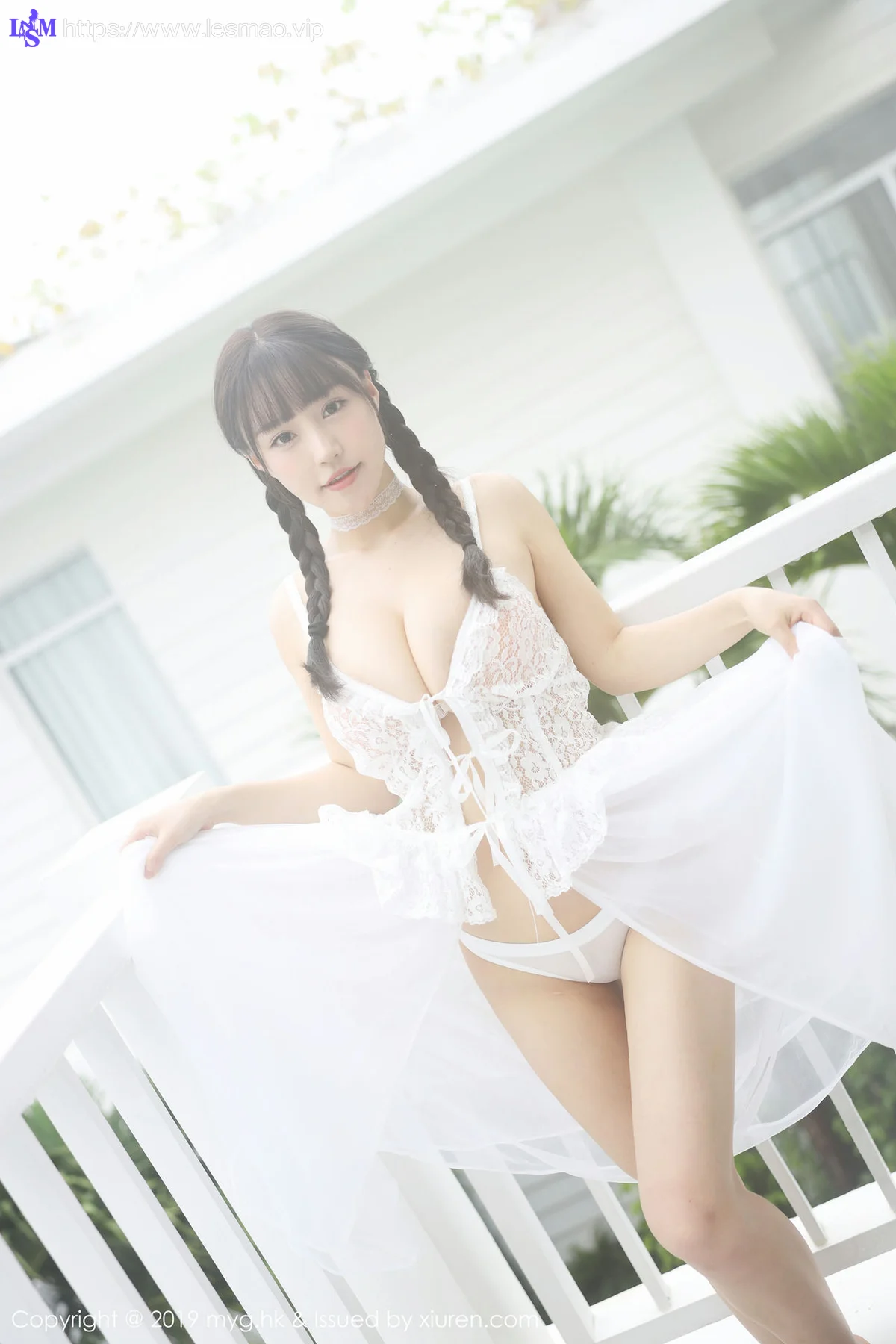 MyGirl 美媛馆 Vol.360 Flower朱可儿 性感内裤马尾少女 - 4