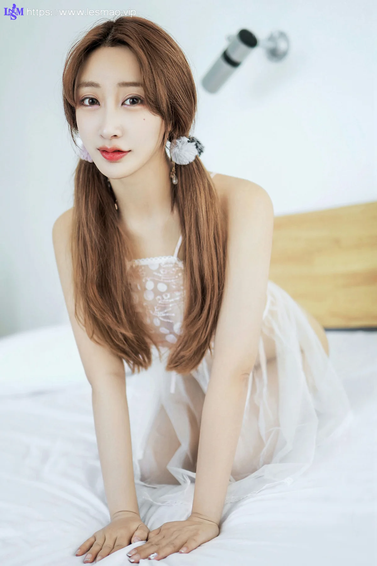 MyGirl 美媛馆 Vol.382 蕾丝透视 Betty林子欣 双马尾写真 - 9