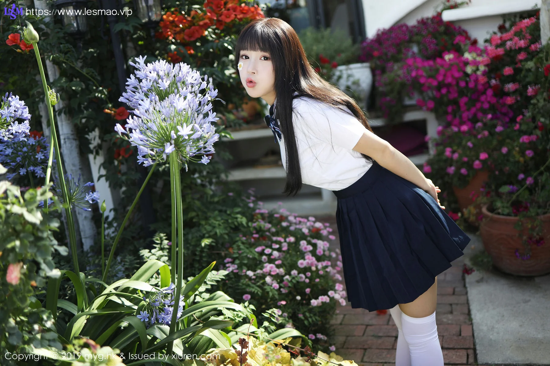 MyGirl 美媛馆 Vol.394 Flower朱可儿 户外学院风学生装大理旅拍 - 3