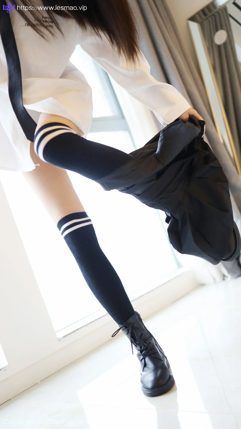 MyGirl 美媛馆 Vol.439 经典JK制服 Laura张小妮 清纯学妹 - 10