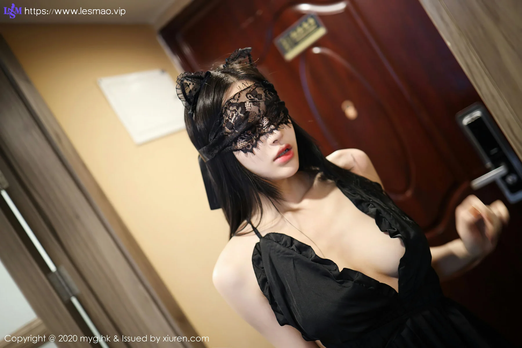 MyGirl 美媛馆 Vol.457 唐琪儿 蒙面蕾丝 - 1