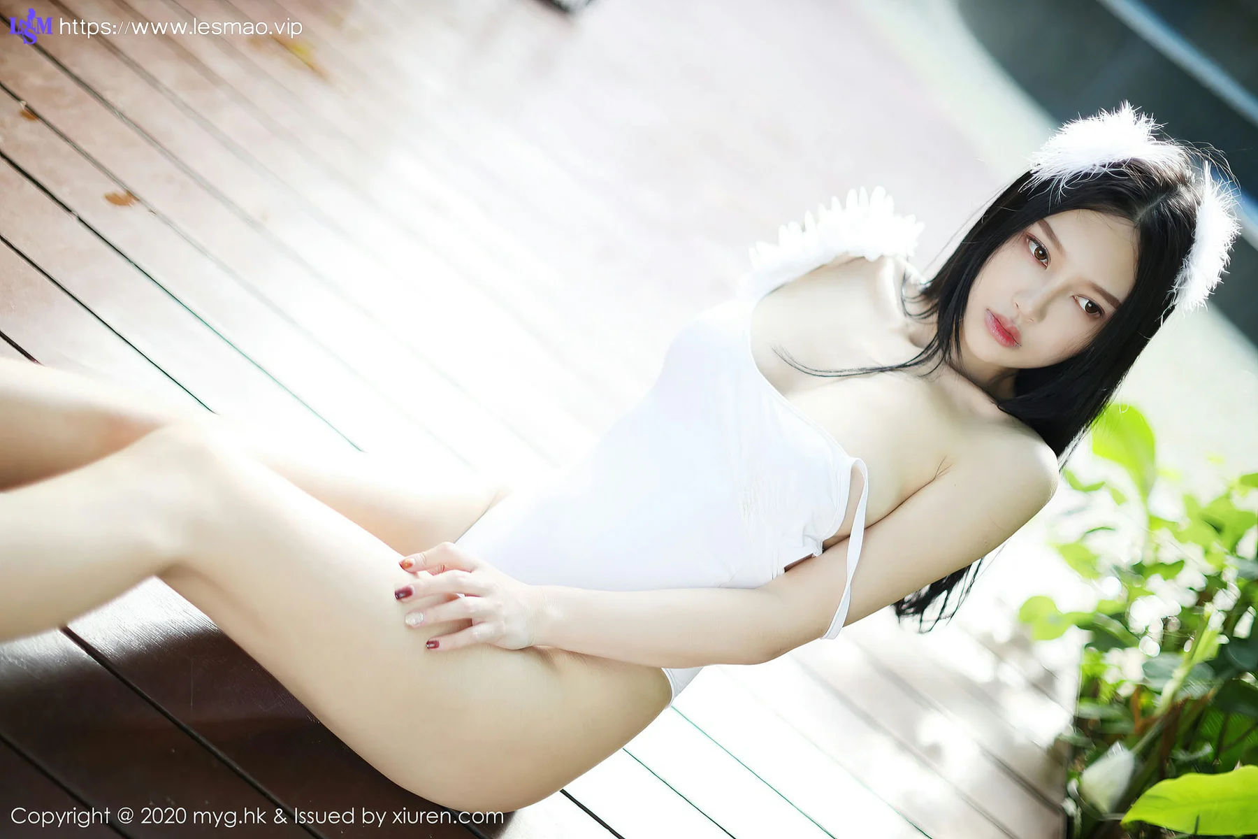 MyGirl 美媛馆 Vol.463 日系泳装连体衣 唐琪儿 - 4