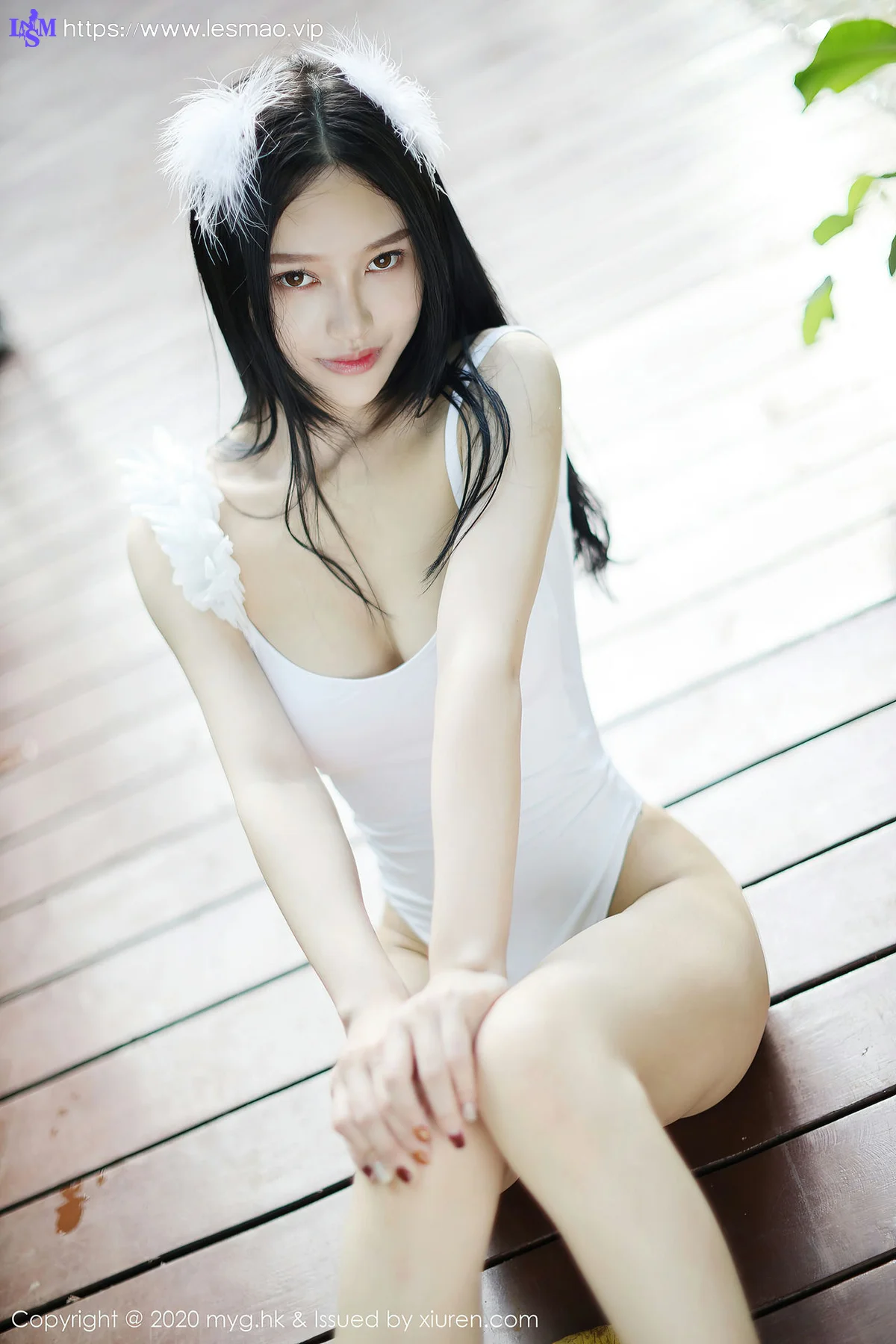 MyGirl 美媛馆 Vol.463 日系泳装连体衣 唐琪儿 - 9