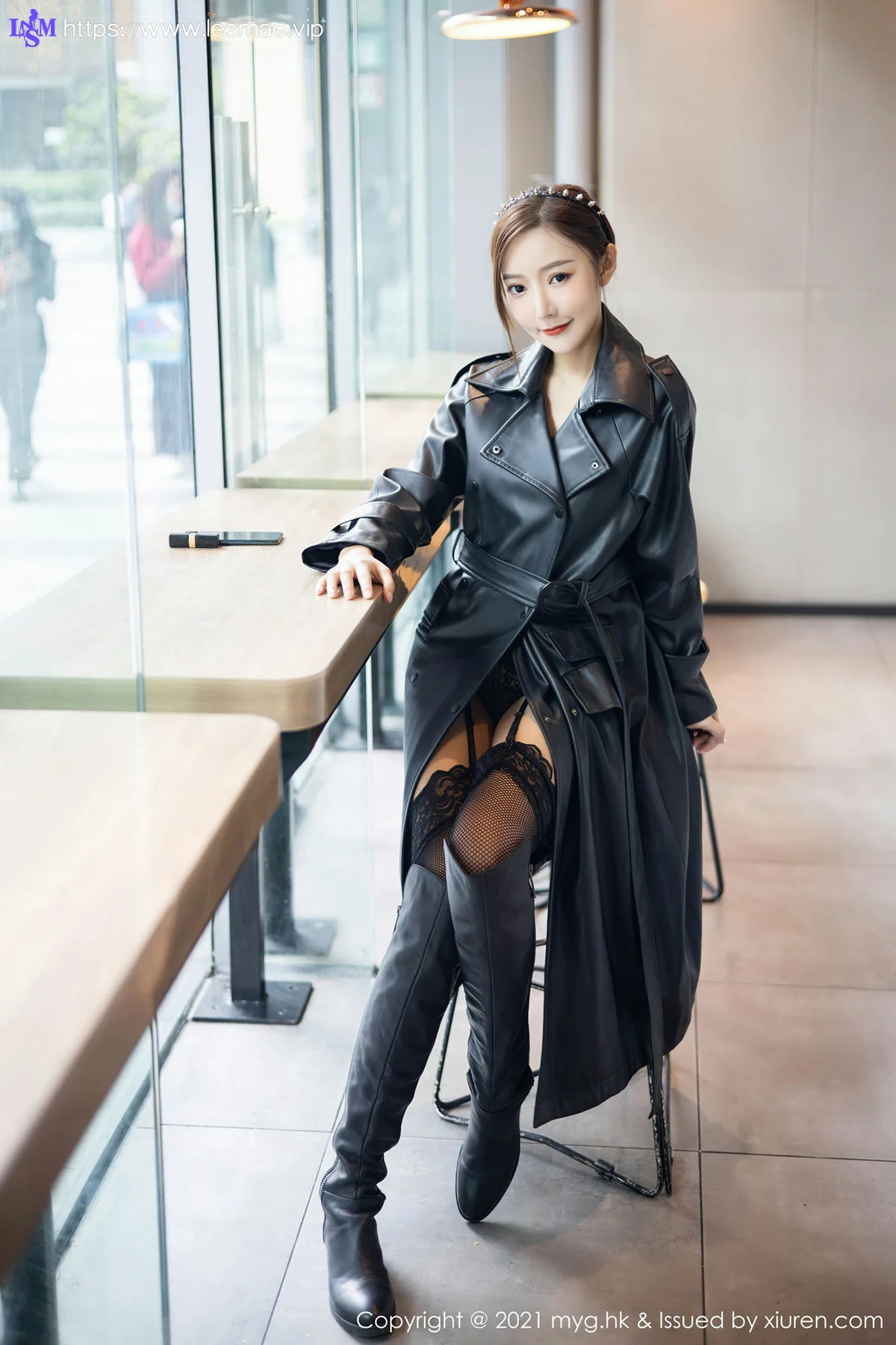 MyGirl 美媛馆 Vol.493 魅惑蕾丝黑丝妩媚 王馨瑶yanni - 1