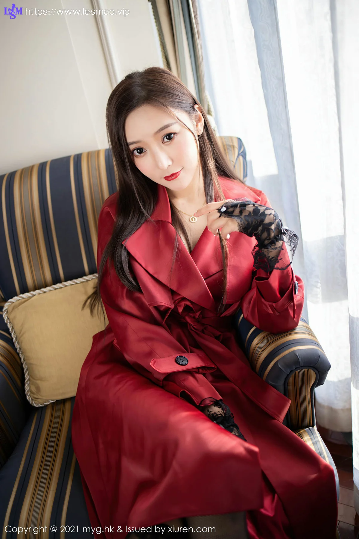 MyGirl 美媛馆 Vol.496 蕾丝网袜 王馨瑶yanni - 4