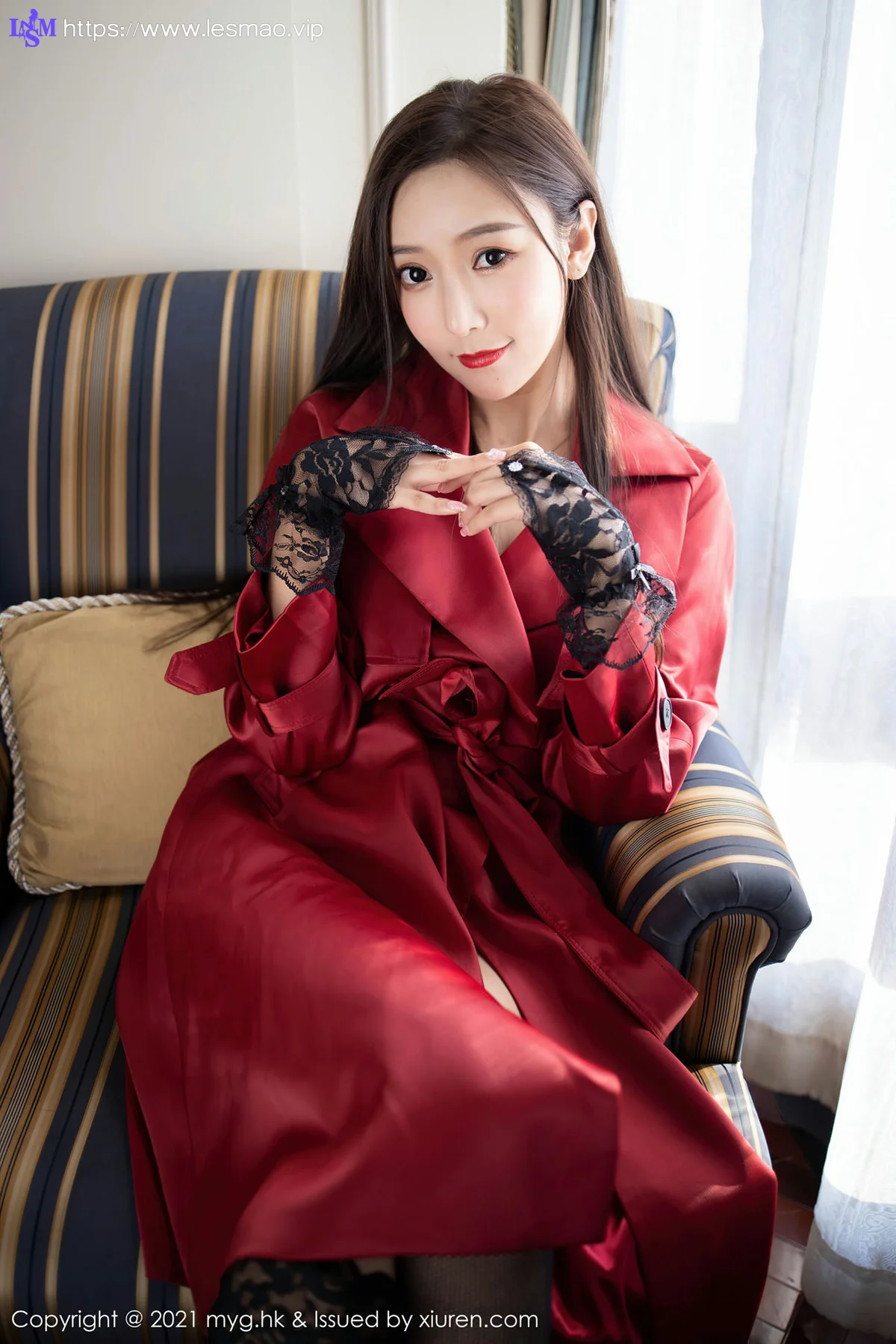 MyGirl 美媛馆 Vol.496 蕾丝网袜 王馨瑶yanni - 6