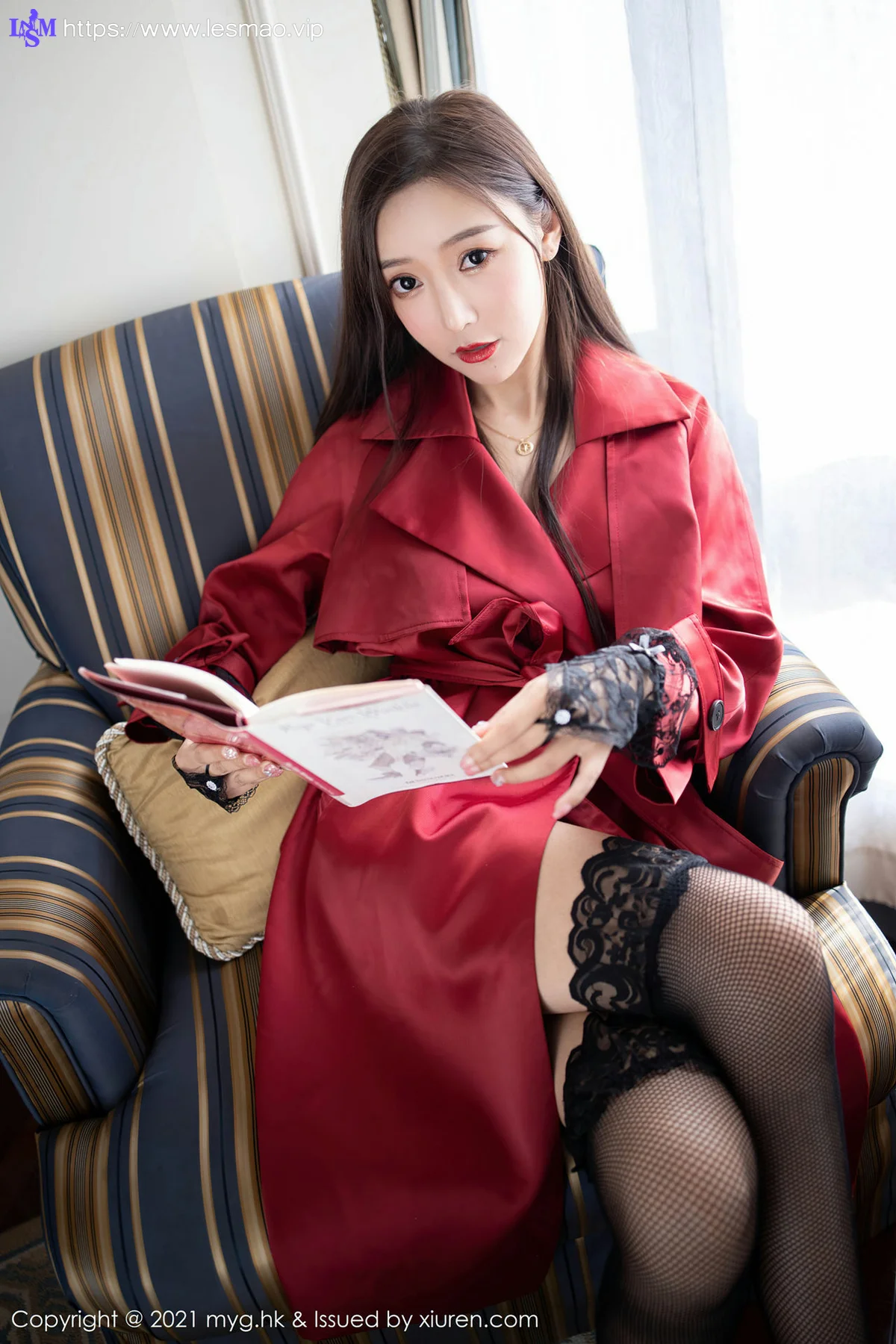 MyGirl 美媛馆 Vol.496 蕾丝网袜 王馨瑶yanni - 7