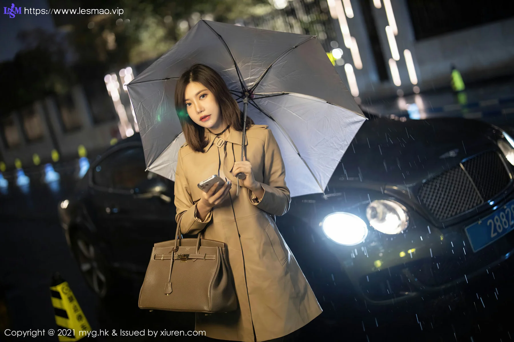 MyGirl 美媛馆 Vol.500 美女雨夜打车主题 绮里嘉Carina - 7