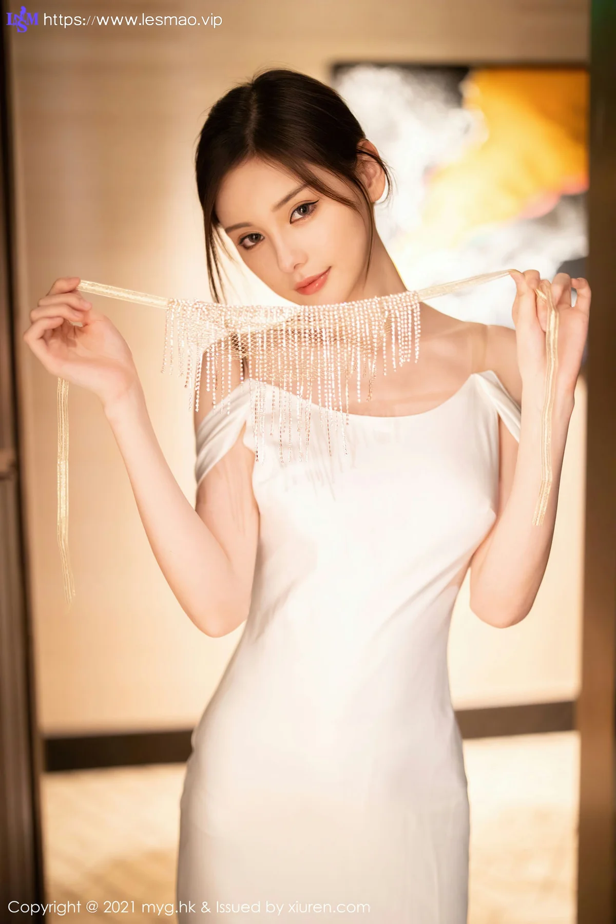 MyGirl 美媛馆 Vol.552 白色新娘服饰 小夕juju 江浙沪旅拍222 - 1