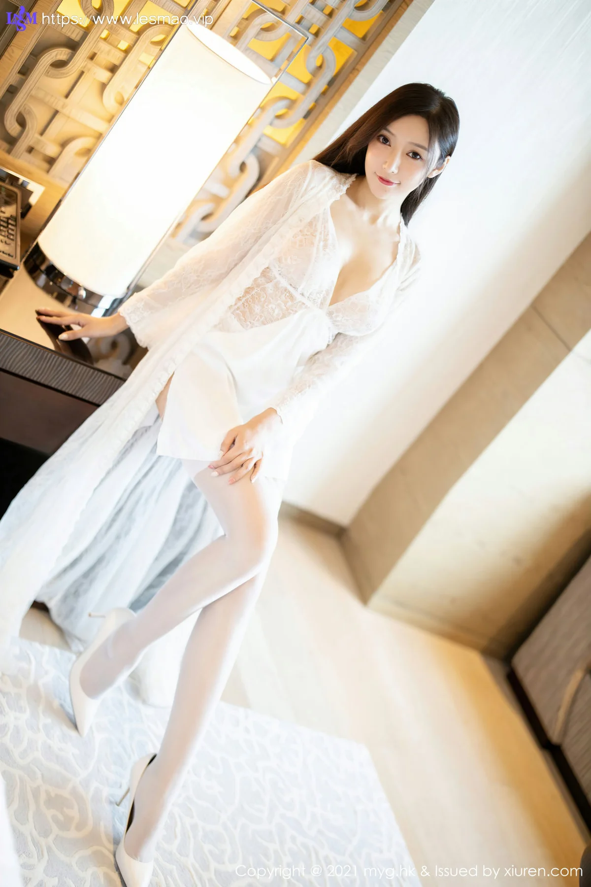 MyGirl 美媛馆 Vol.564 白色连衣裙 王馨瑶yanni 江浙沪旅拍3 - 6