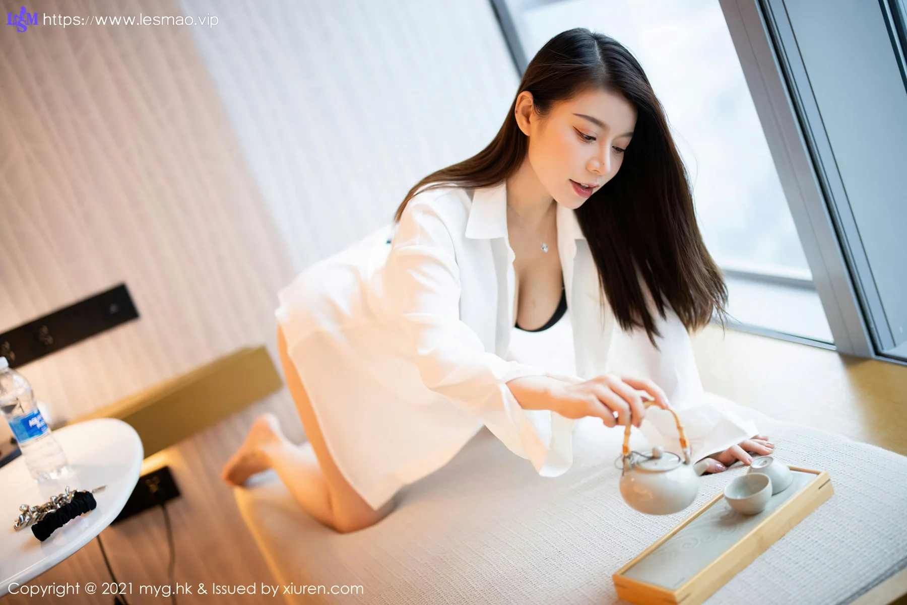 MyGirl 美媛馆 Vol.584 性感蕾丝黑丝 vetiver嘉宝贝儿 杭州旅拍11 - 3