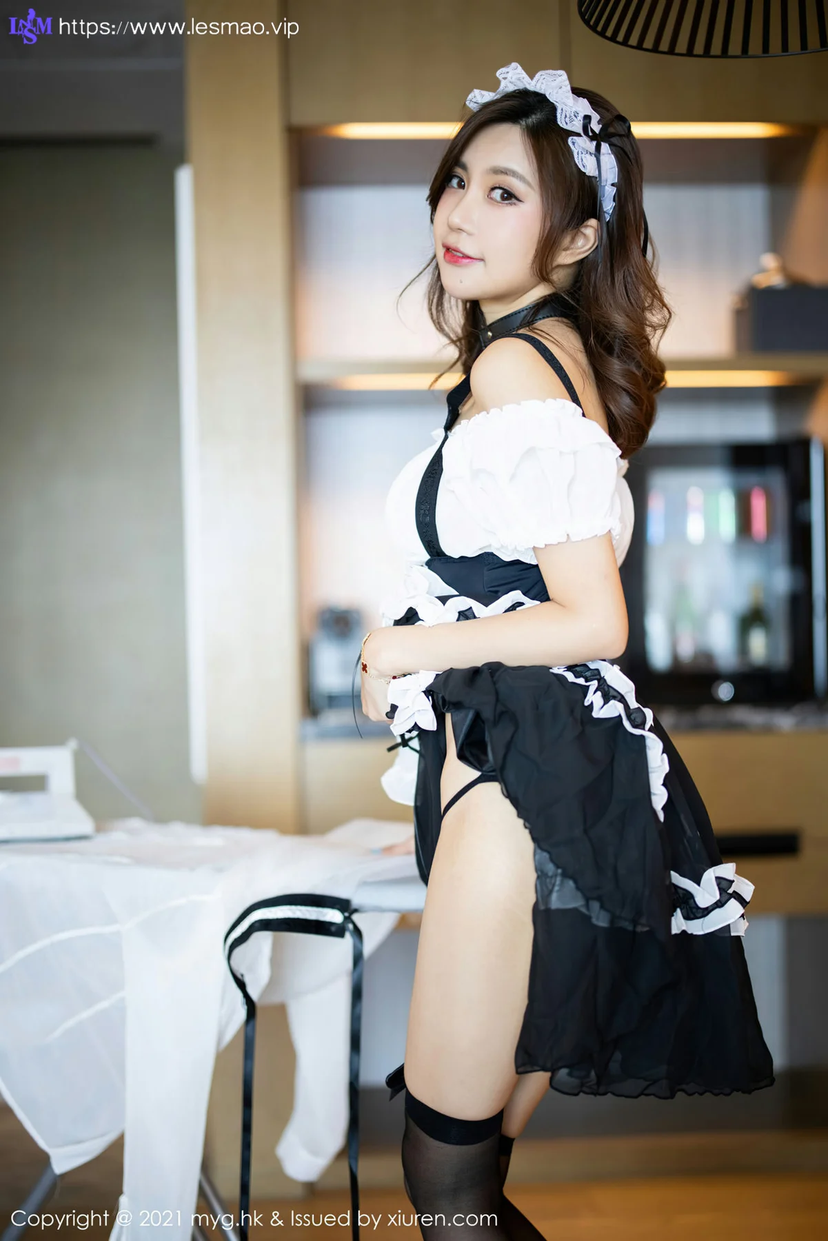 MyGirl 美媛馆 Vol.588 女仆制服 绮里嘉Carina 杭州旅拍 - 3