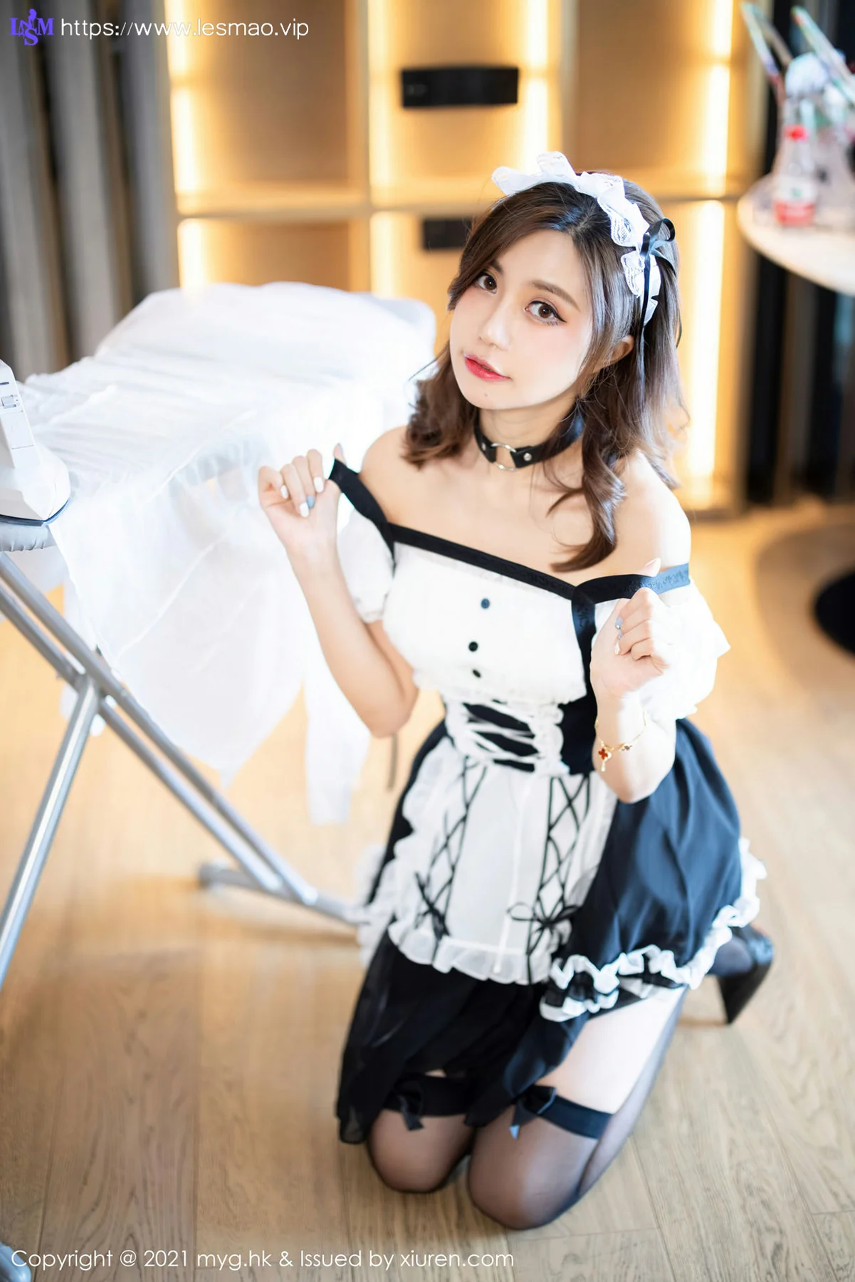 MyGirl 美媛馆 Vol.588 女仆制服 绮里嘉Carina 杭州旅拍 - 7
