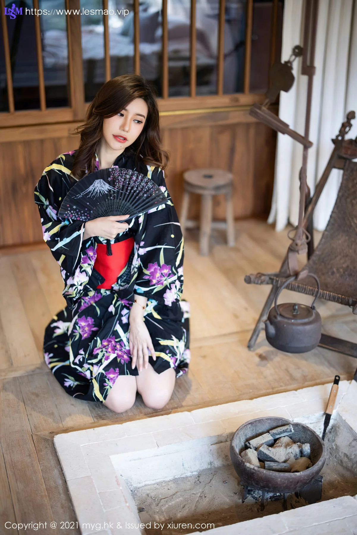 MyGirl 美媛馆 Vol.594 红绳缠绕和服 绮里嘉Carina 长三角旅拍 - 3
