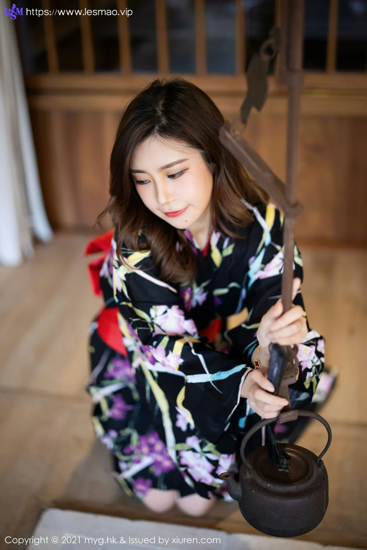 MyGirl 美媛馆 Vol.594 红绳缠绕和服 绮里嘉Carina 长三角旅拍 - 5