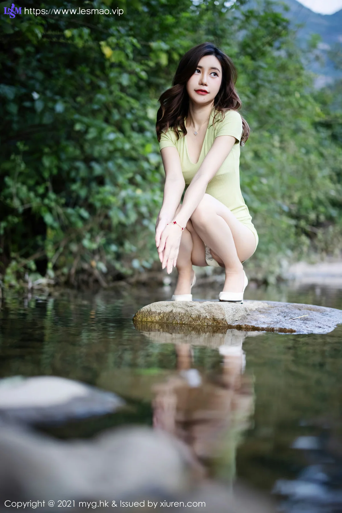 MyGirl 美媛馆 Vol.597 户外山涧溪水 绮里嘉Carina 长三角旅拍111 - 5