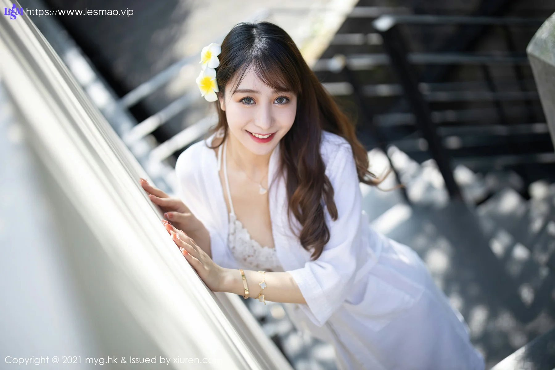 MyGirl 美媛馆 Vol.613 白色镂空 水水er 长三角旅拍 - 4