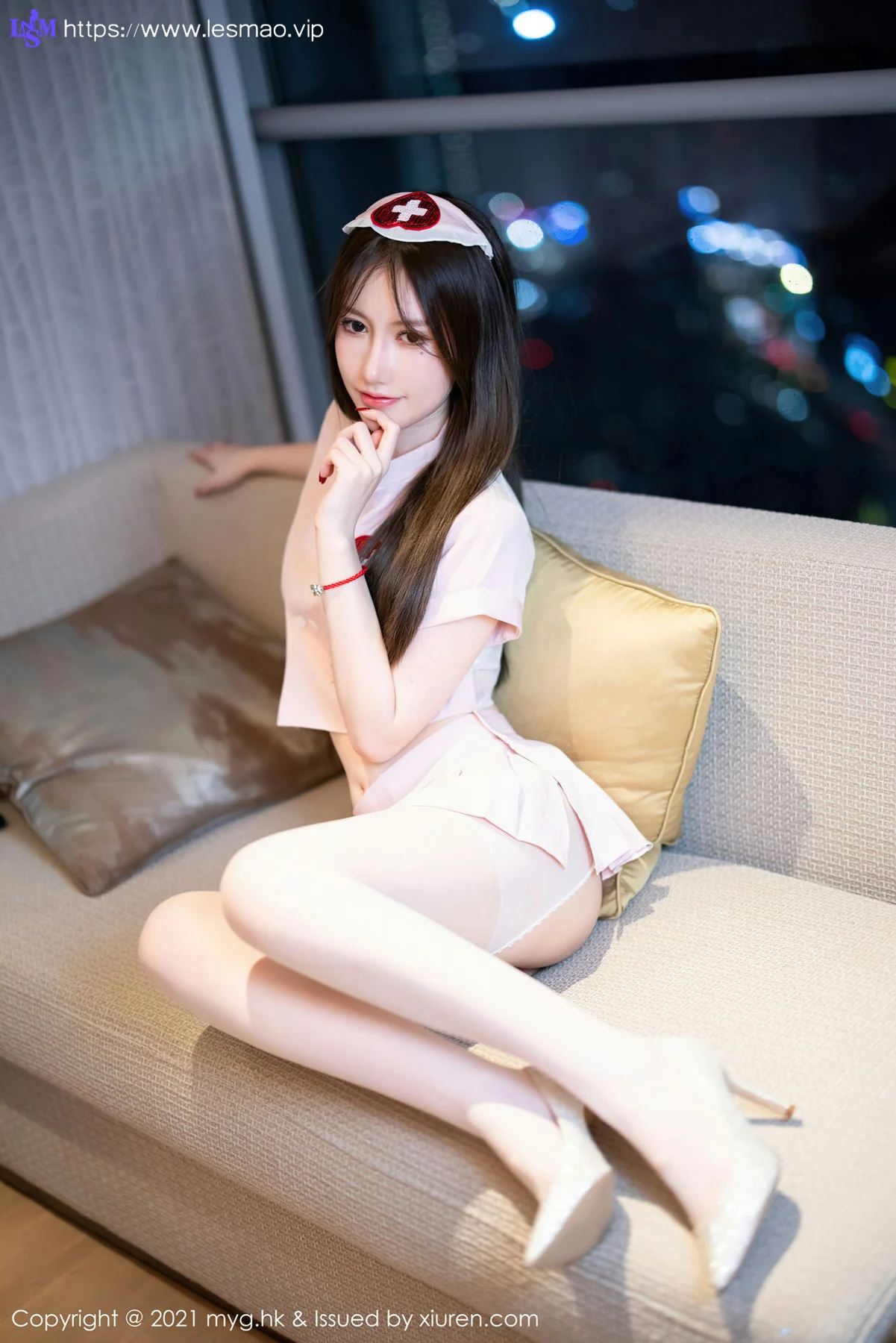 MyGirl 美媛馆 Vol.615 护士制服 美桃酱 长三角旅拍 - 1