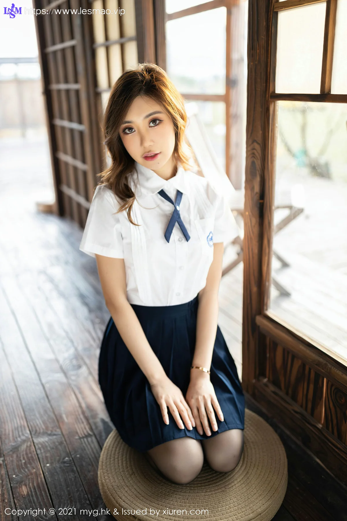 MyGirl 美媛馆 Vol.618 粉色内衣  绮里嘉Carina 性感写真 - 1