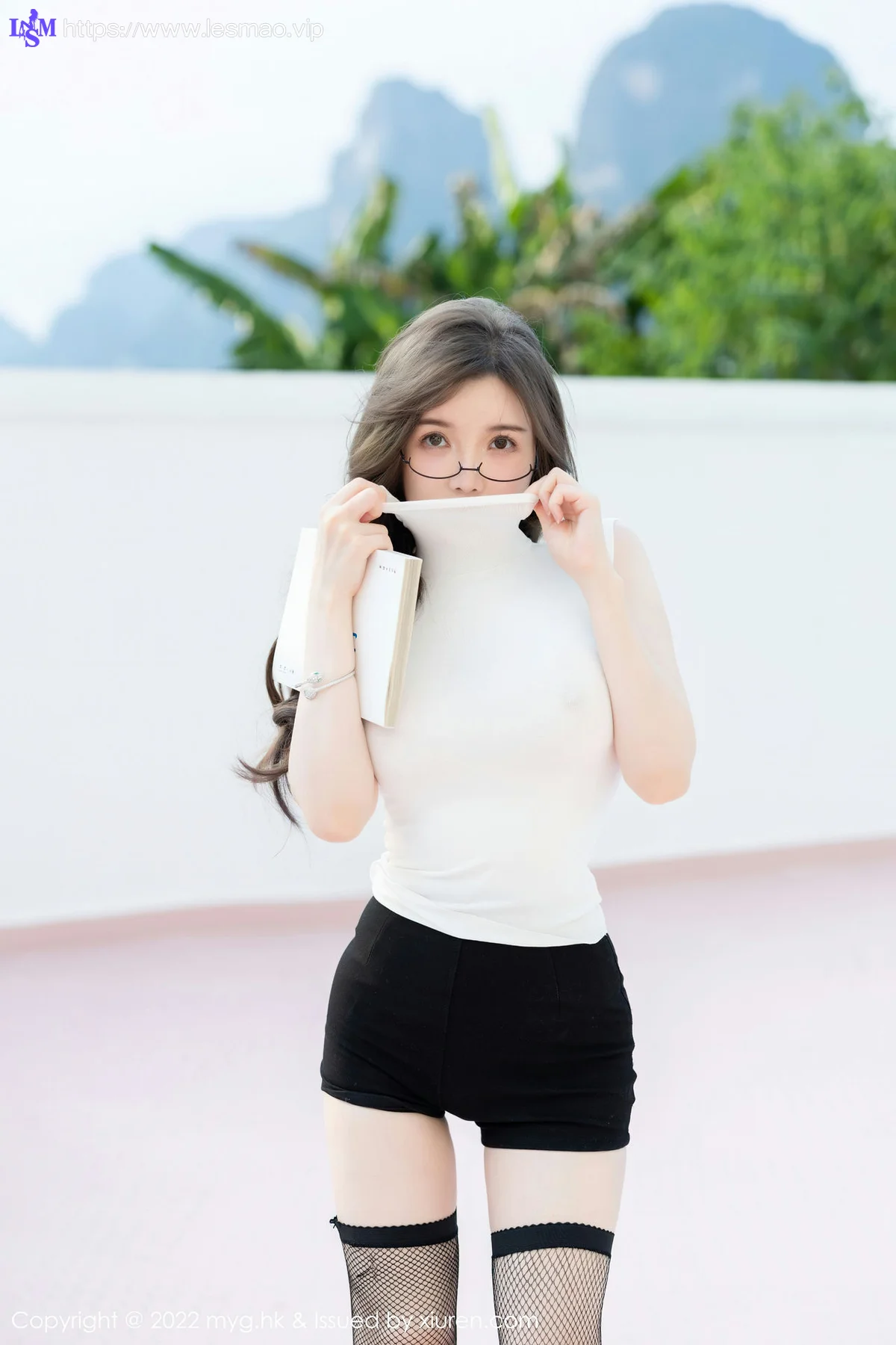 MyGirl 美媛馆 Vol.643  糯美子MINIbabe 童颜巨乳桂林心愿旅拍 - 5