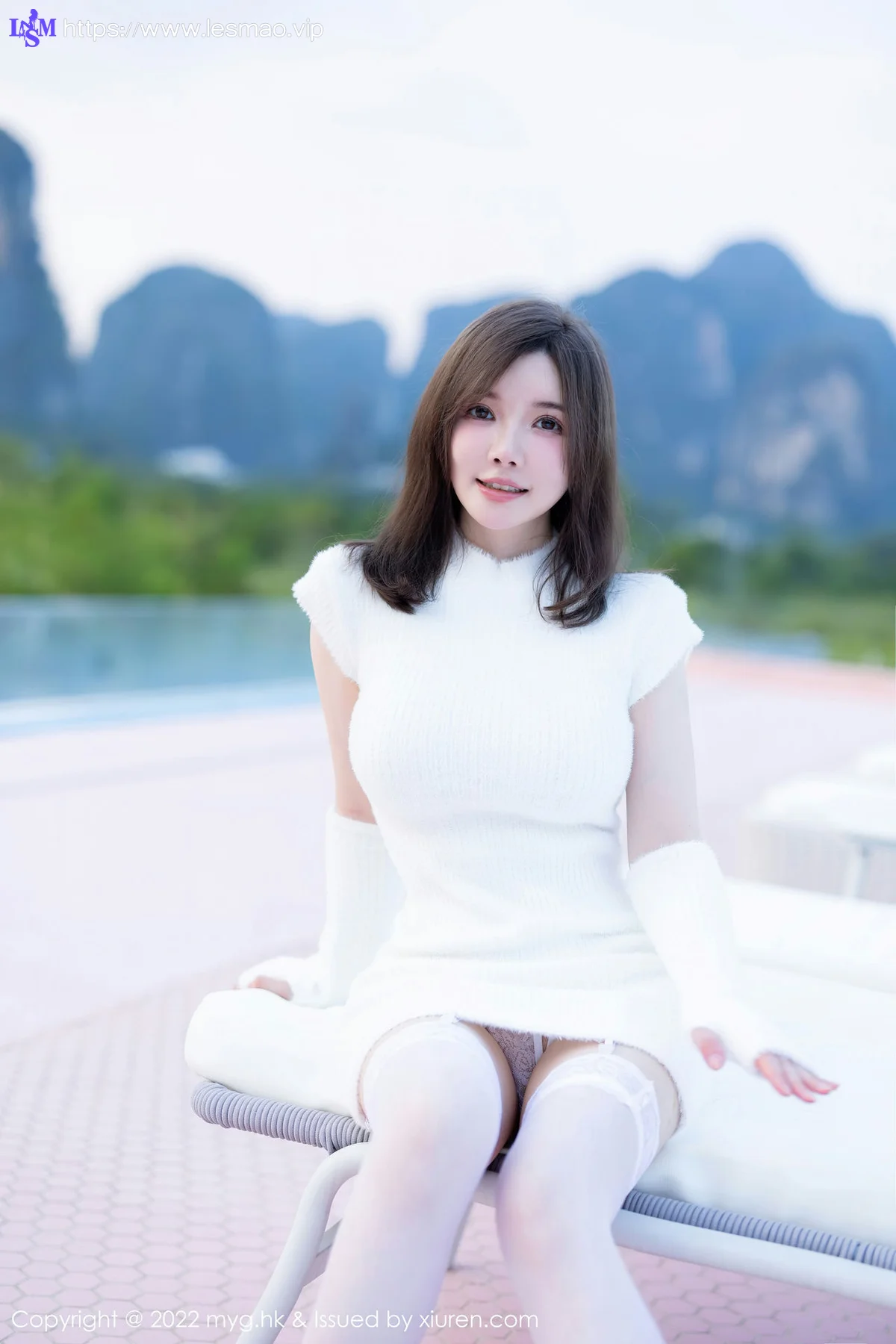 MyGirl 美媛馆 Vol.644  糯美子MINIbabe 童颜巨乳桂林心愿旅拍11 - 3