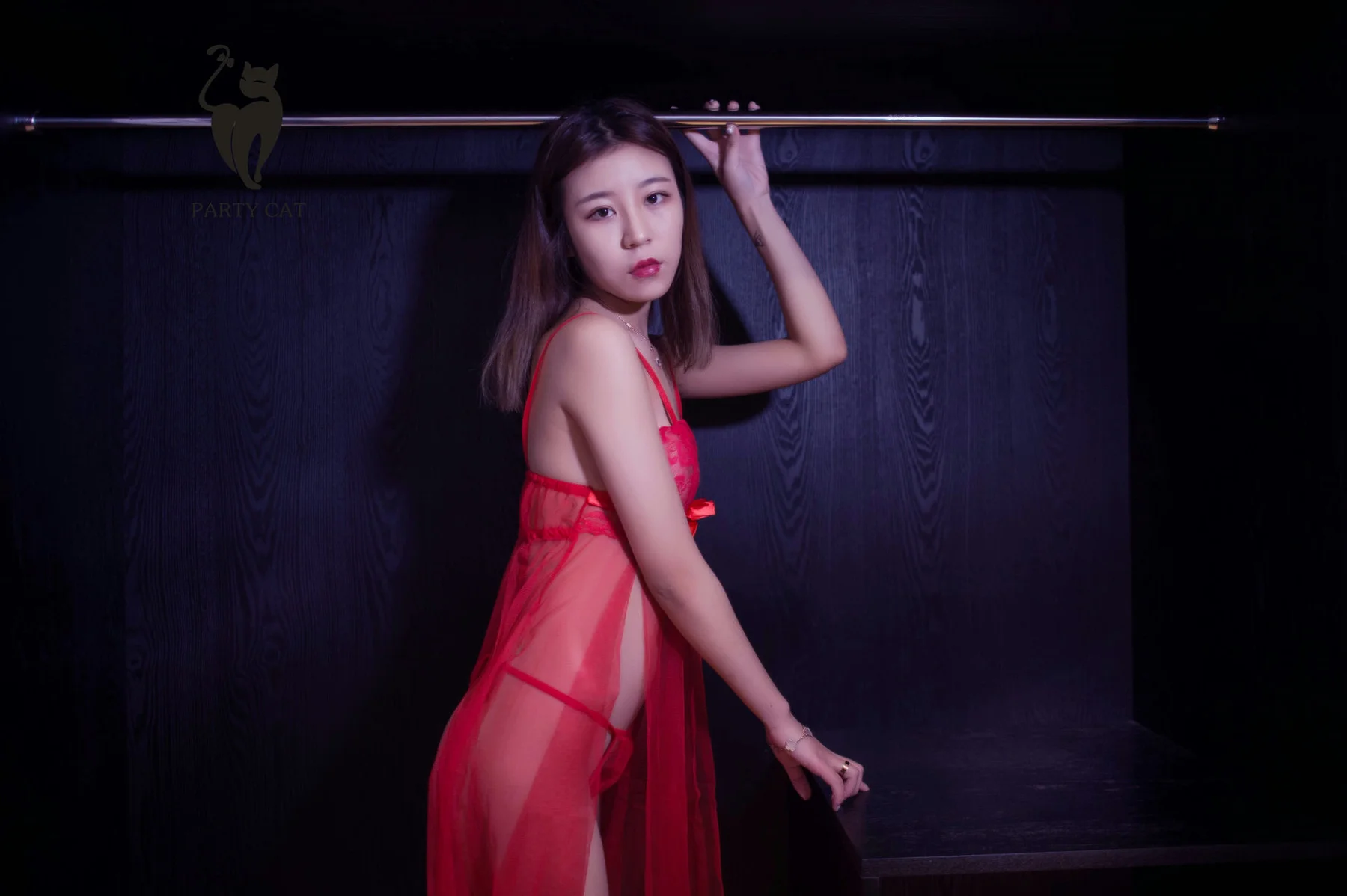 PartyCat 轰趴猫 No.026 Modo 清纯美女透视纱裙 - 1