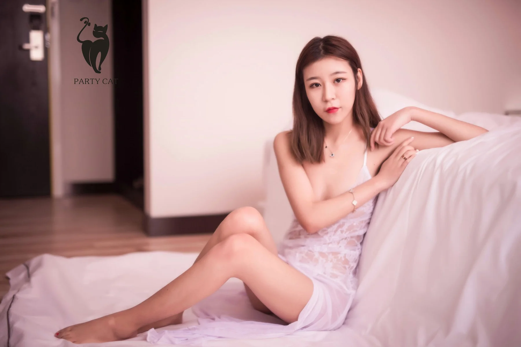 PartyCat 轰趴猫 No.026 Modo 清纯美女透视纱裙 - 7