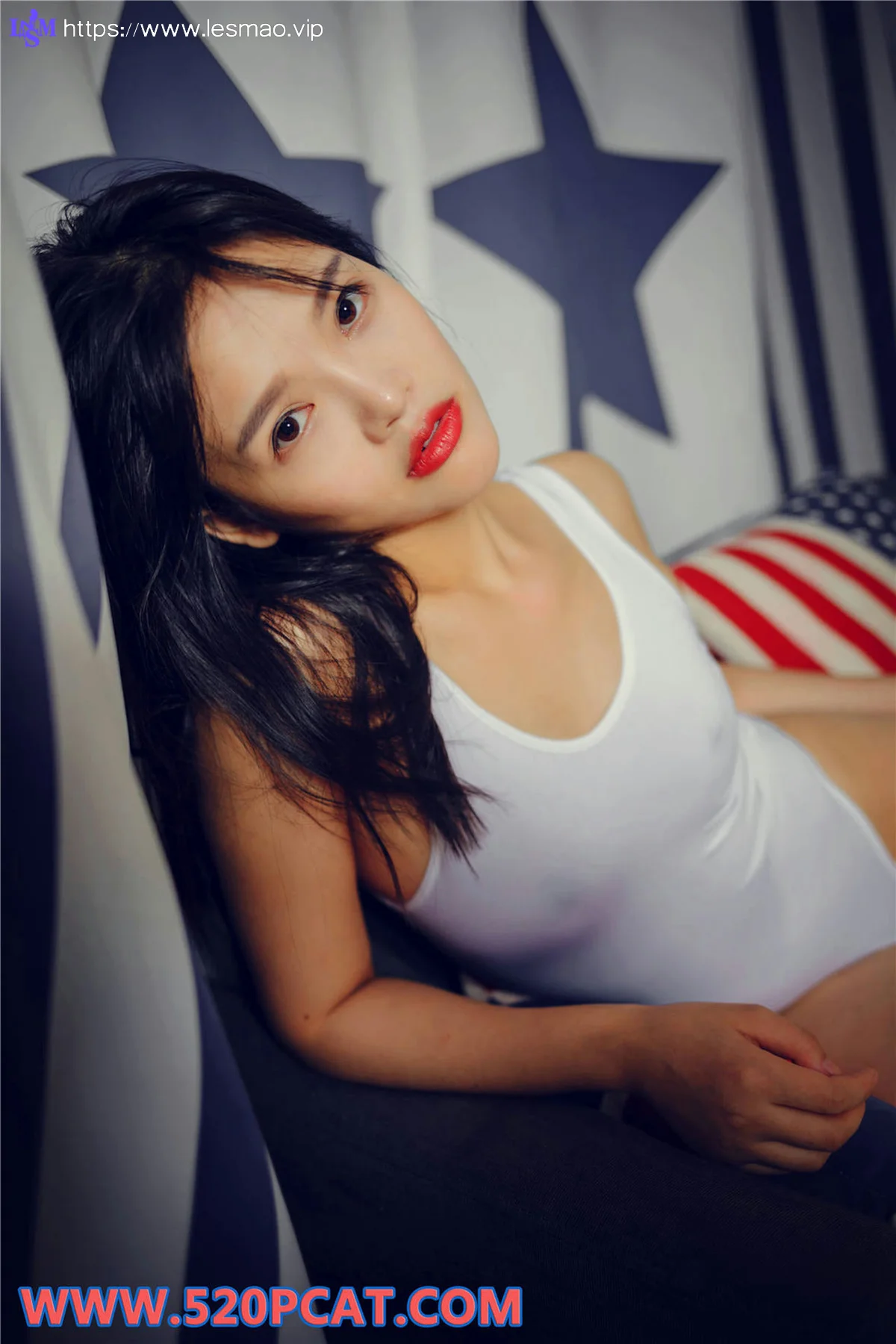 PartyCat 轰趴猫 No.191 Modo 红唇连体衣美女 - 3