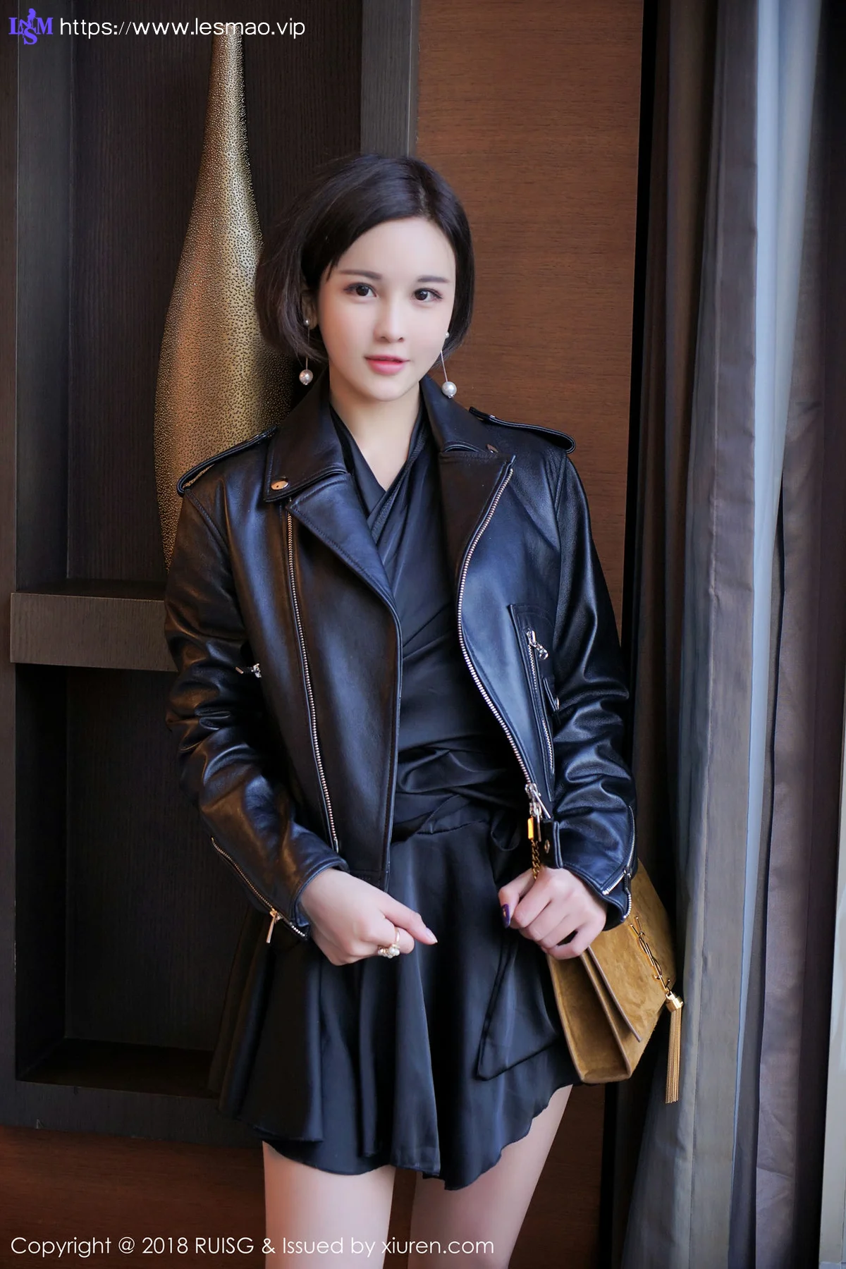 RUISG 瑞丝馆 Vol.037 Modo 米粒sweet 短发美女清纯 - 1