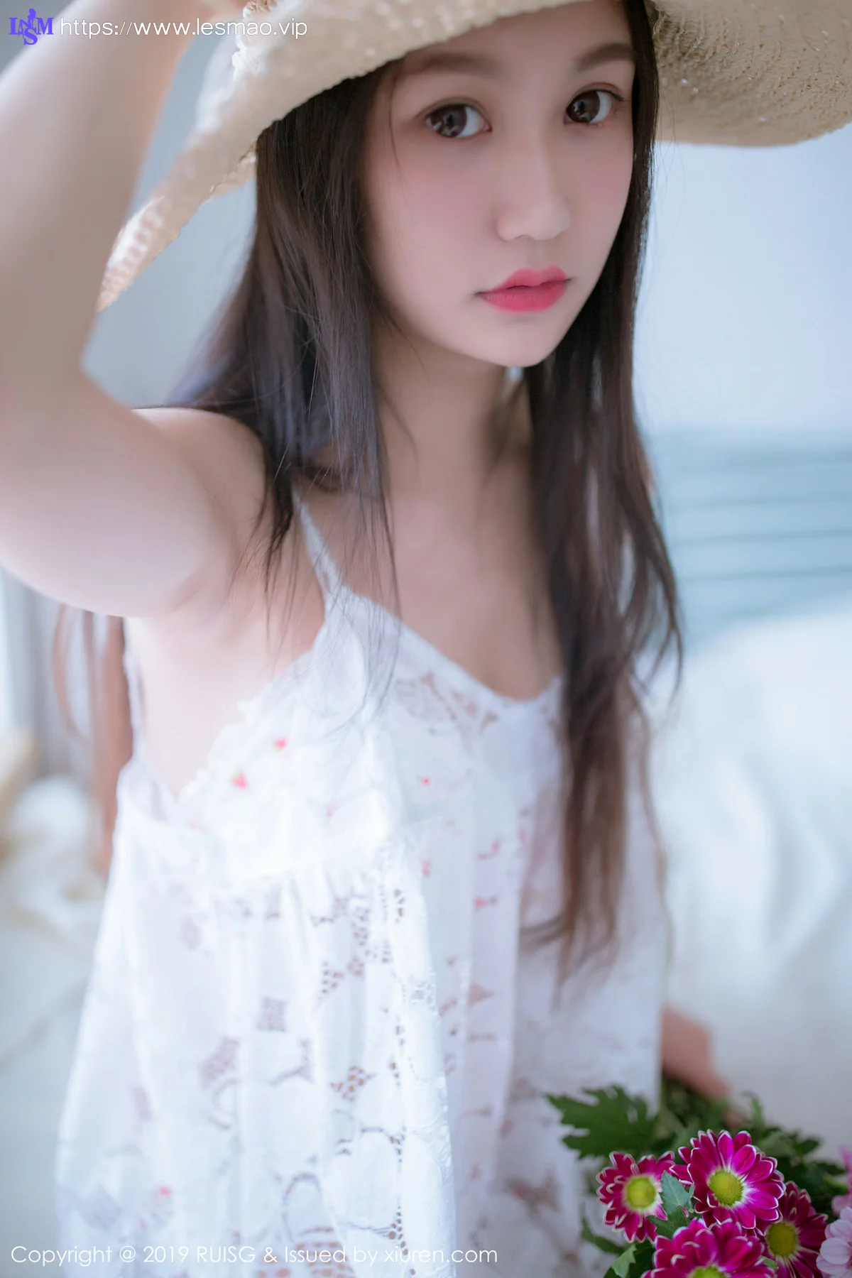 RUISG 瑞丝馆 Vol.068 Modo 深紫lulie 清甜可人草帽少女 - 4