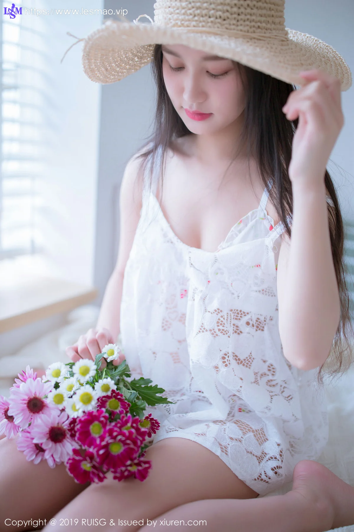 RUISG 瑞丝馆 Vol.068 Modo 深紫lulie 清甜可人草帽少女 - 5