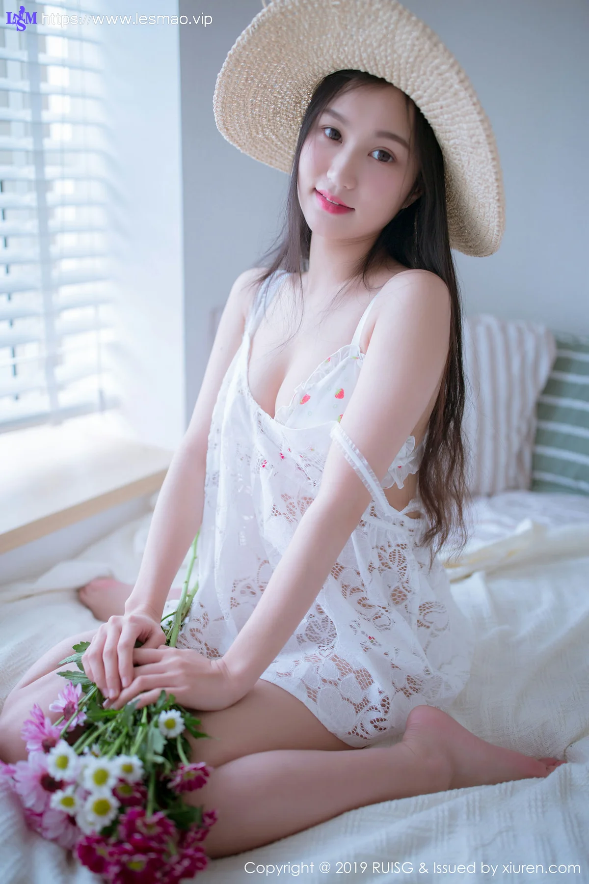 RUISG 瑞丝馆 Vol.068 Modo 深紫lulie 清甜可人草帽少女 - 6