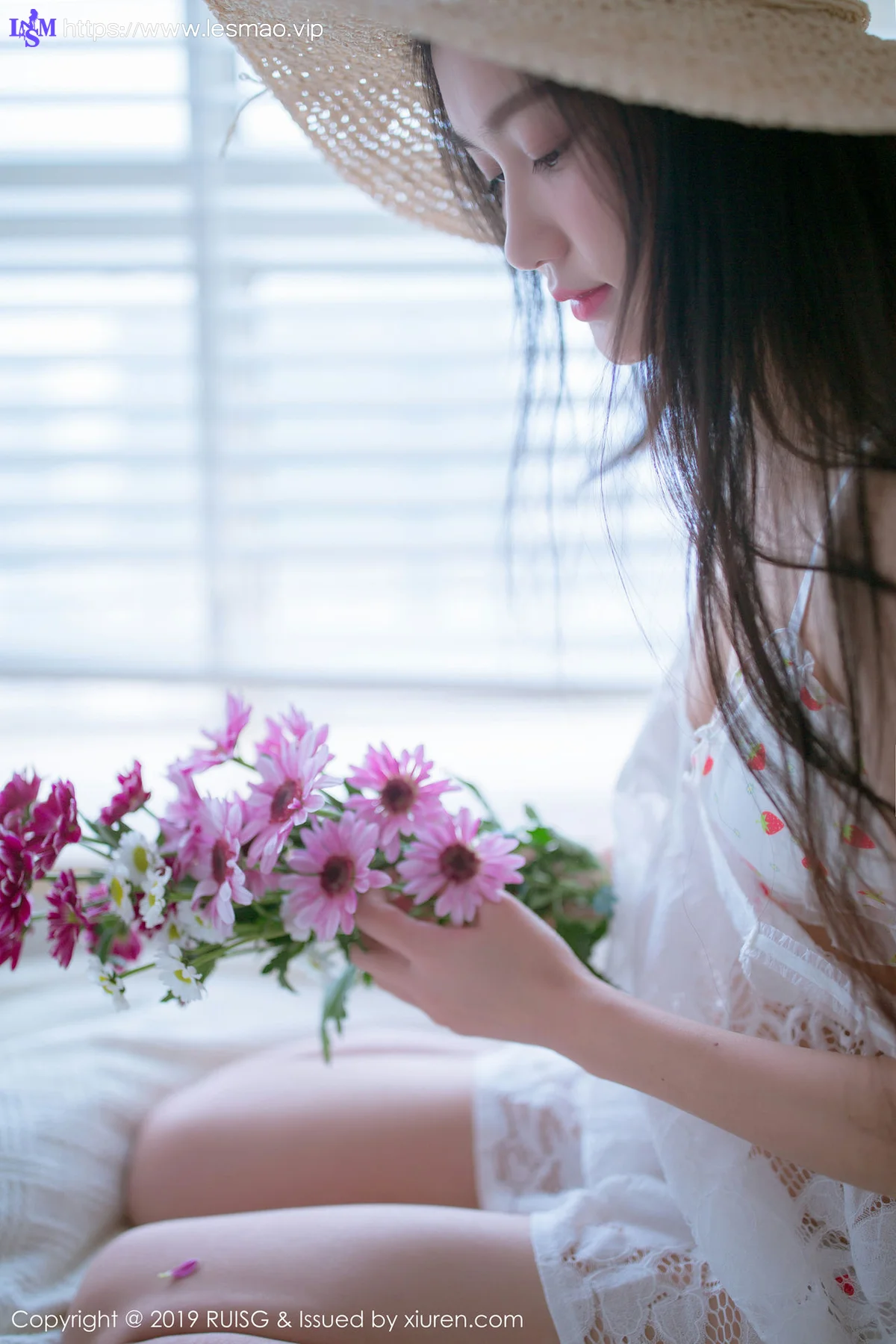 RUISG 瑞丝馆 Vol.068 Modo 深紫lulie 清甜可人草帽少女 - 7
