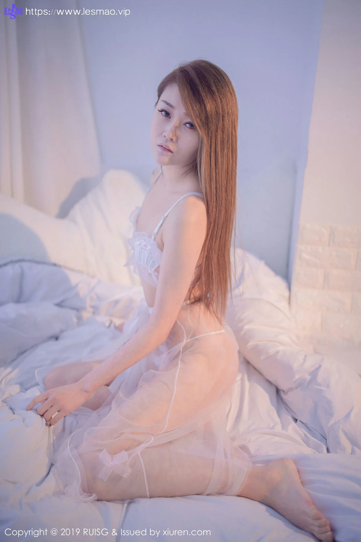 RUISG 瑞丝馆 Vol.071  慕西Mona 真空薄纱 - 8