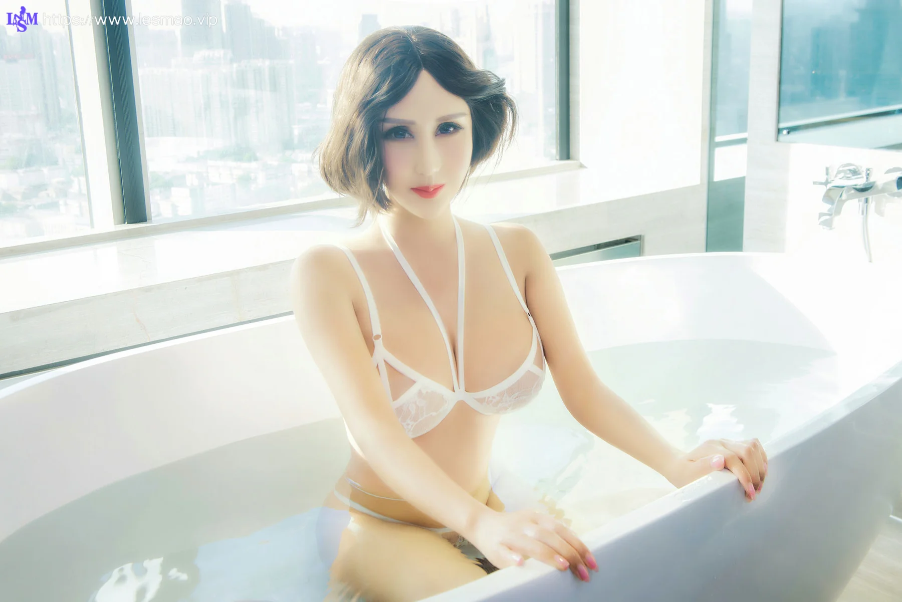 SLADY 猎女神 Vol.013 Modo 娜依灵儿 湿身美乳短发美女 - 3